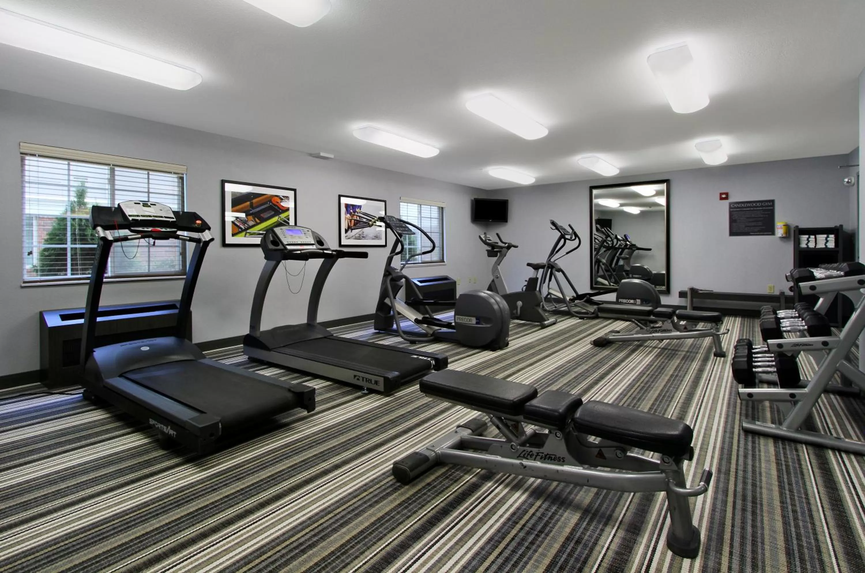 Fitness centre/facilities in Candlewood Suites Rogers-Bentonville by IHG