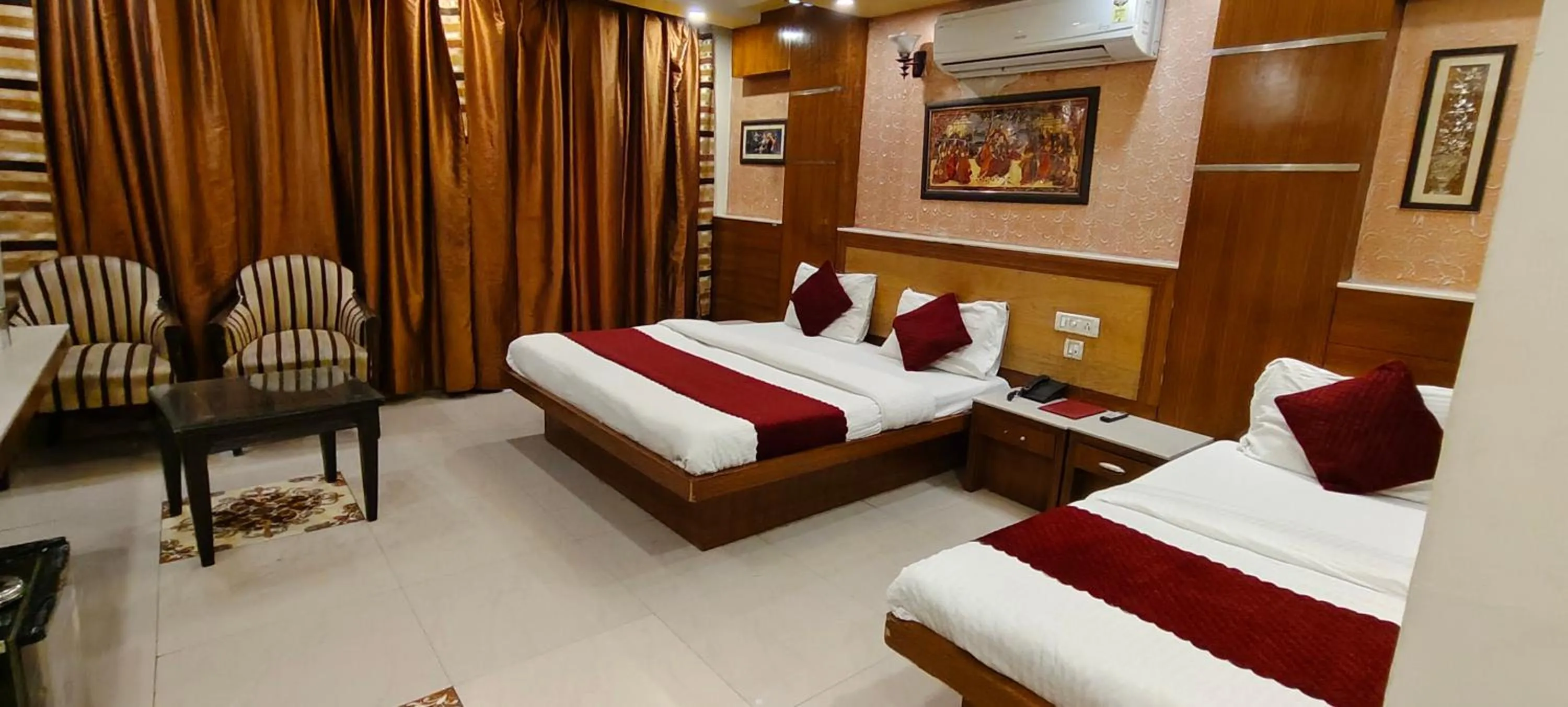 Bed in Hotel Star View