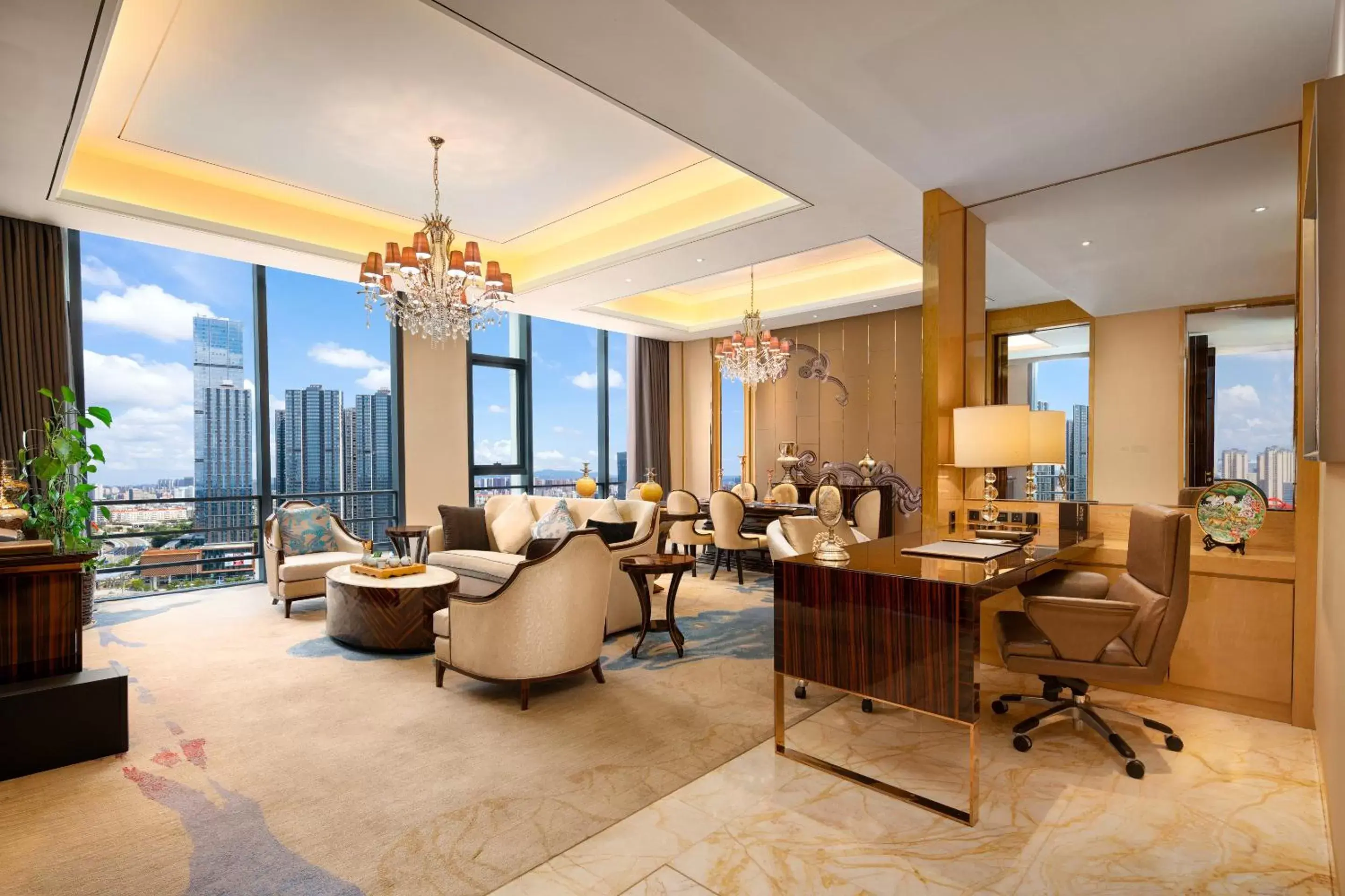 Living room in Wanda Vista Dongguan