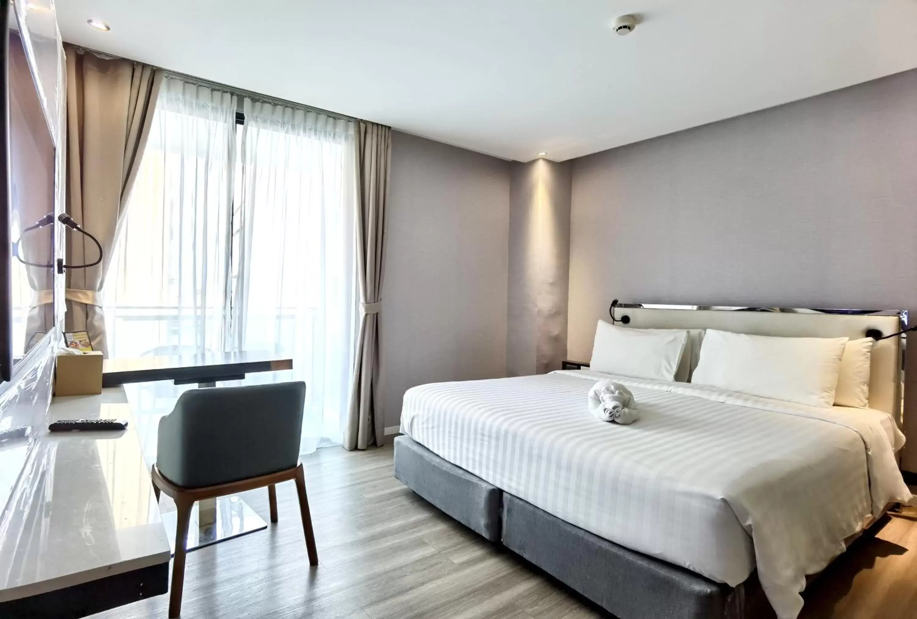Bed in Citrus Grande Hotel Pattaya by Compass Hospitality