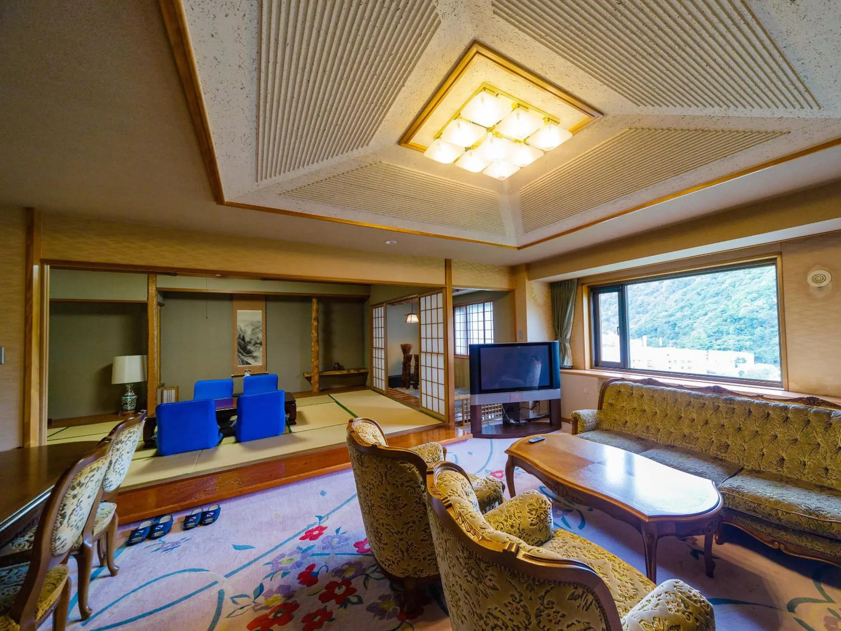 Living room, Seating Area in Jozankei View Hotel