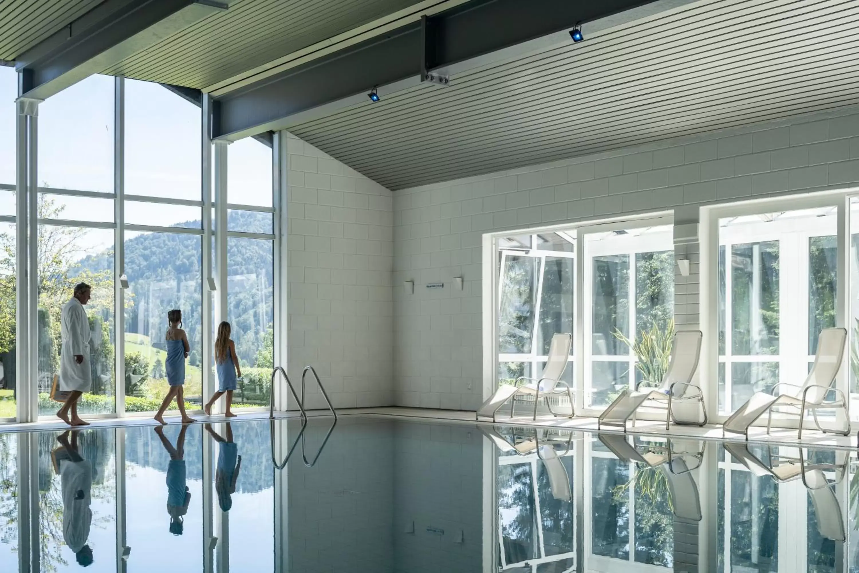 Decorative detail, Swimming Pool in MONDI Resort und Chalet Oberstaufen