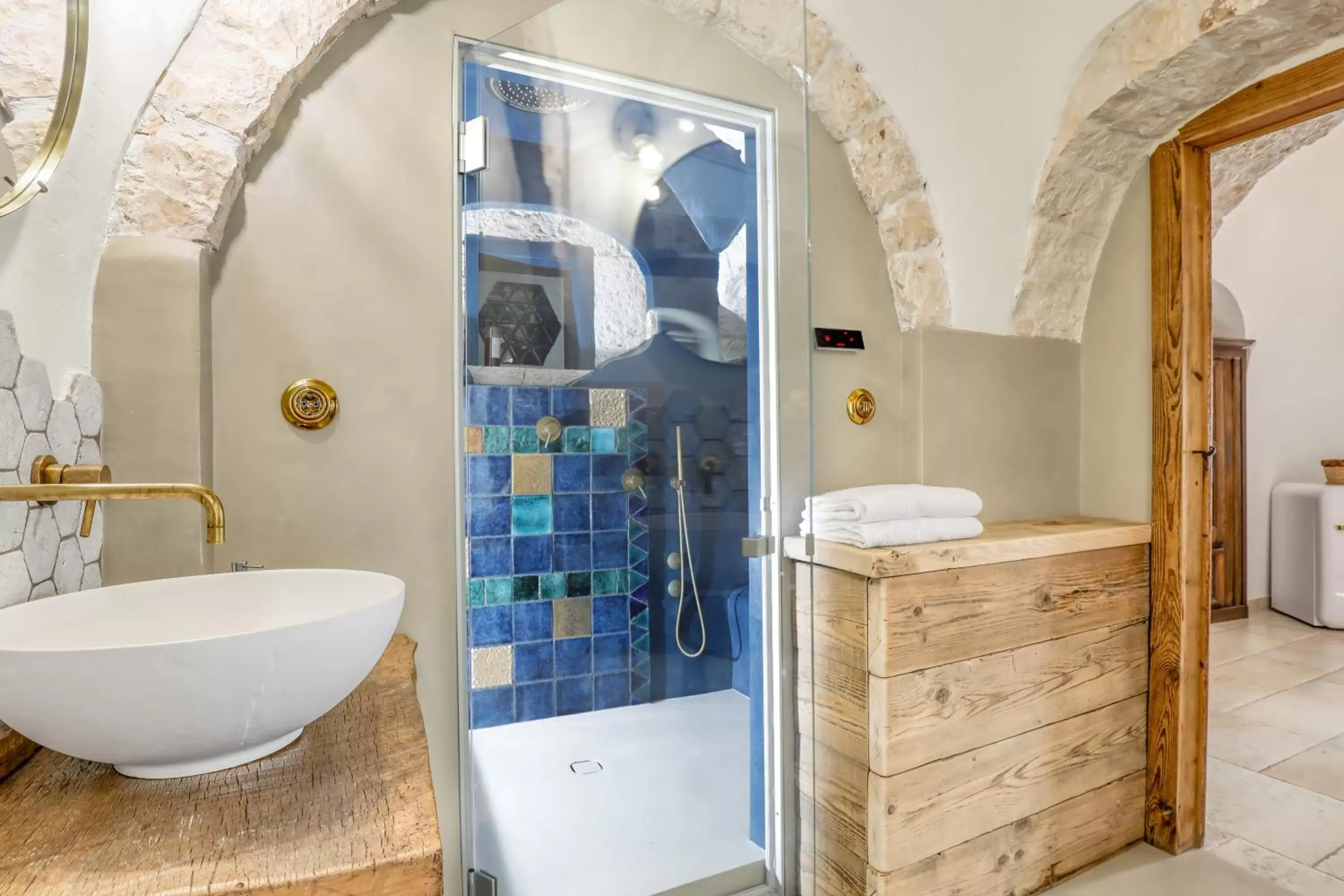 Steam room, Bathroom in Trulli Terra Magica