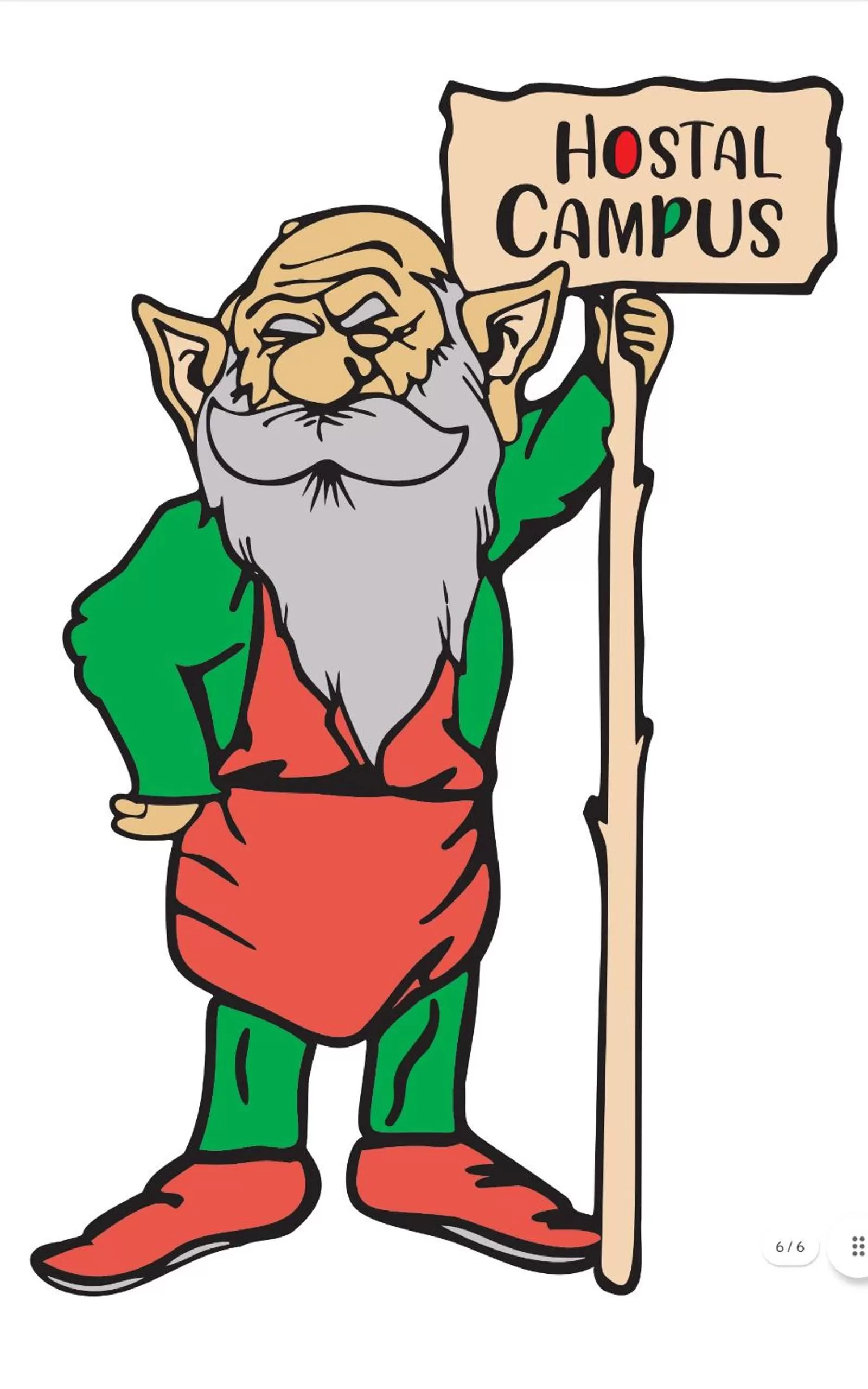 Logo/Certificate/Sign in Hostal Campus