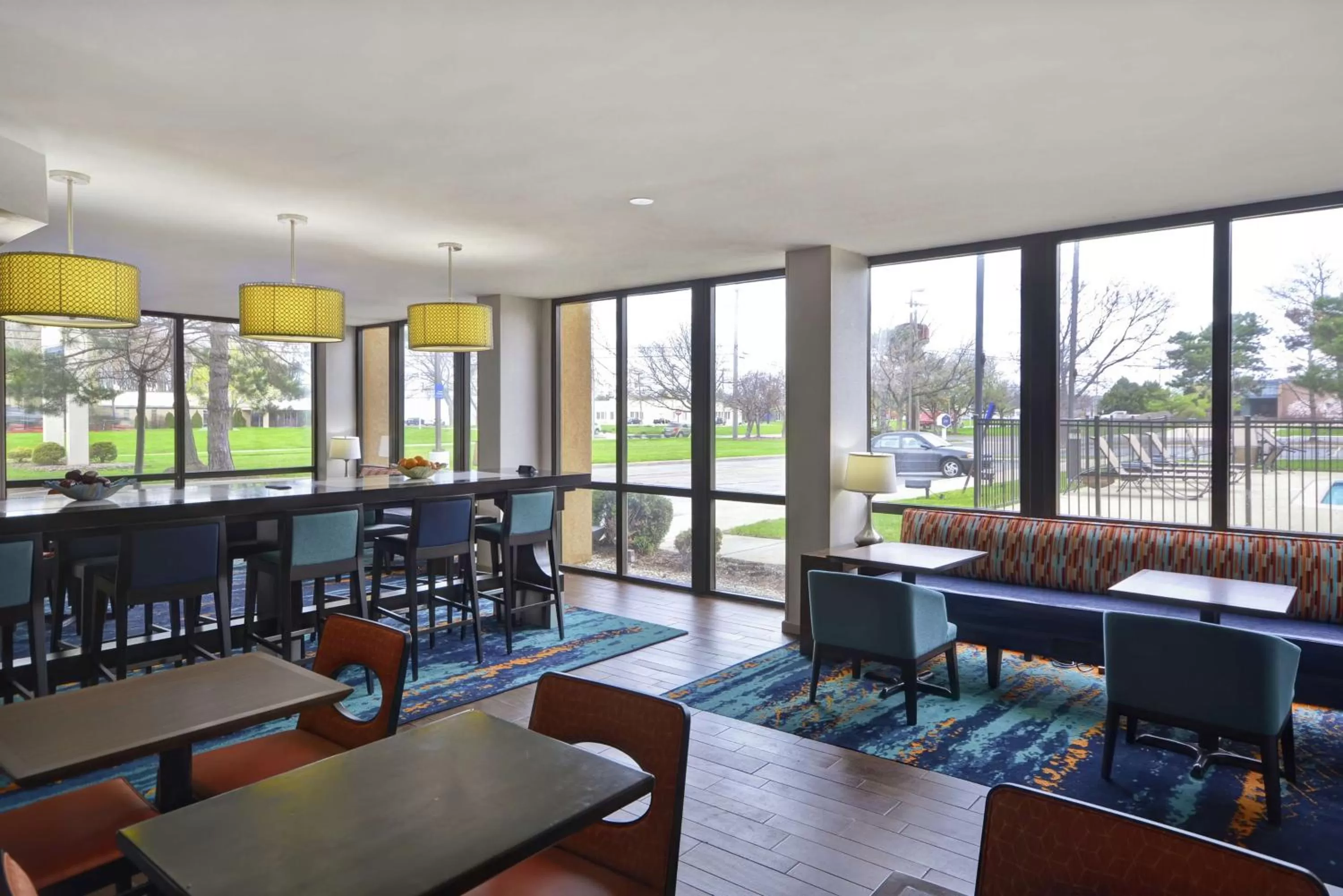 Lobby or reception in Hampton Inn Detroit Madison Heights South Troy