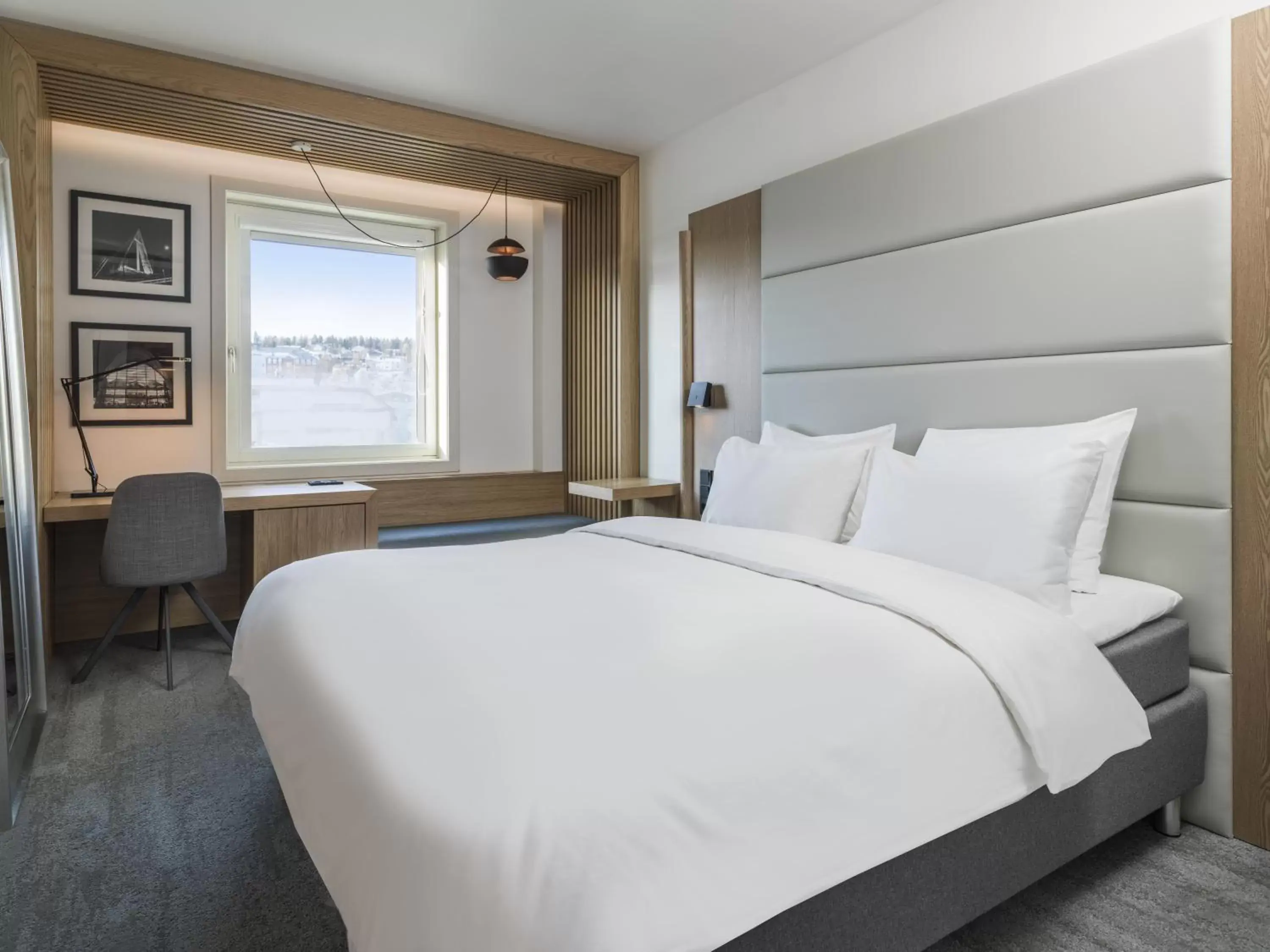Bed in Radisson Blu Hotel Tromsø