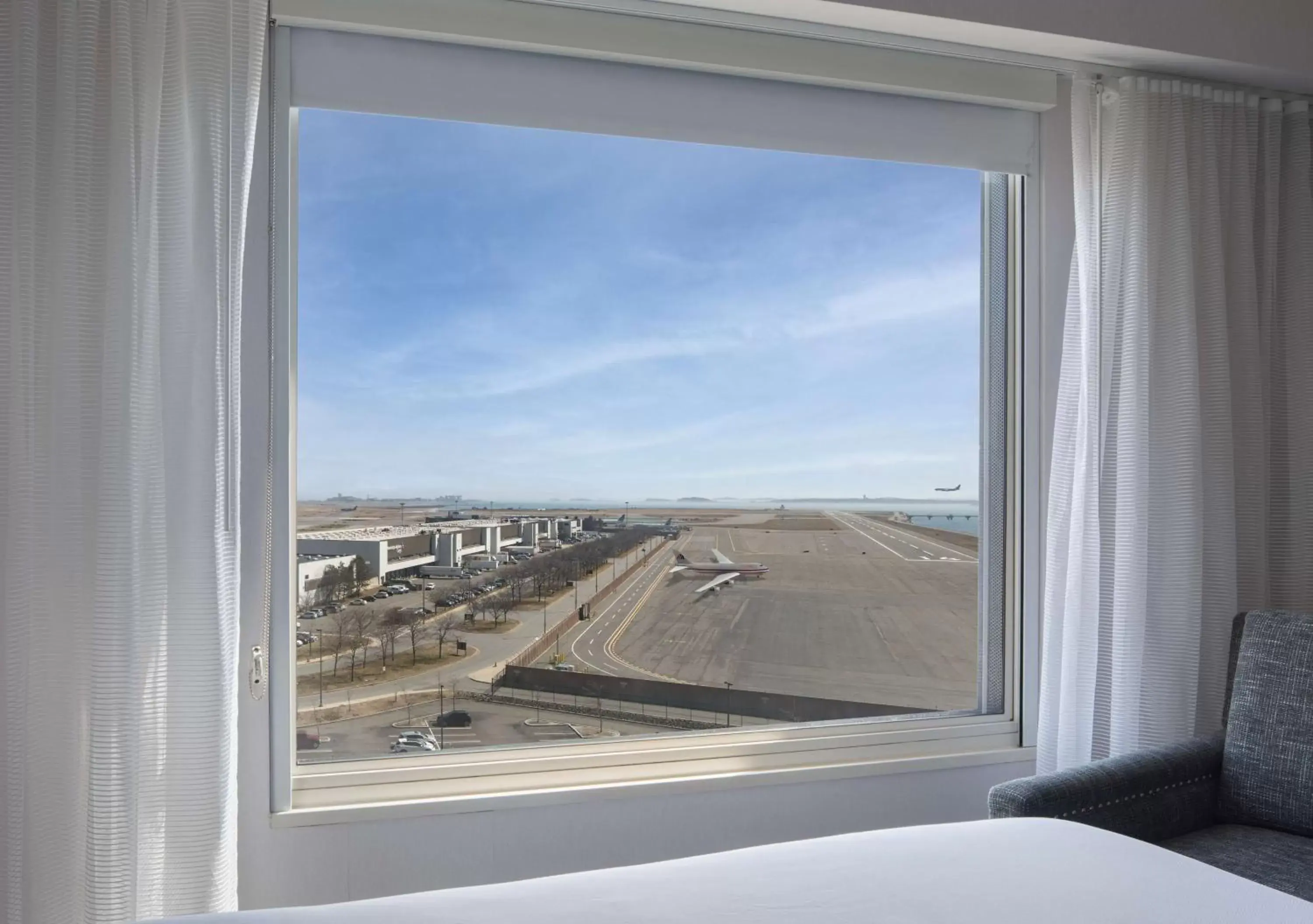 View (from property/room), Bed in Hyatt Regency Boston Harbor View (from property/room), Bed in Hyatt Regency Boston Harbor