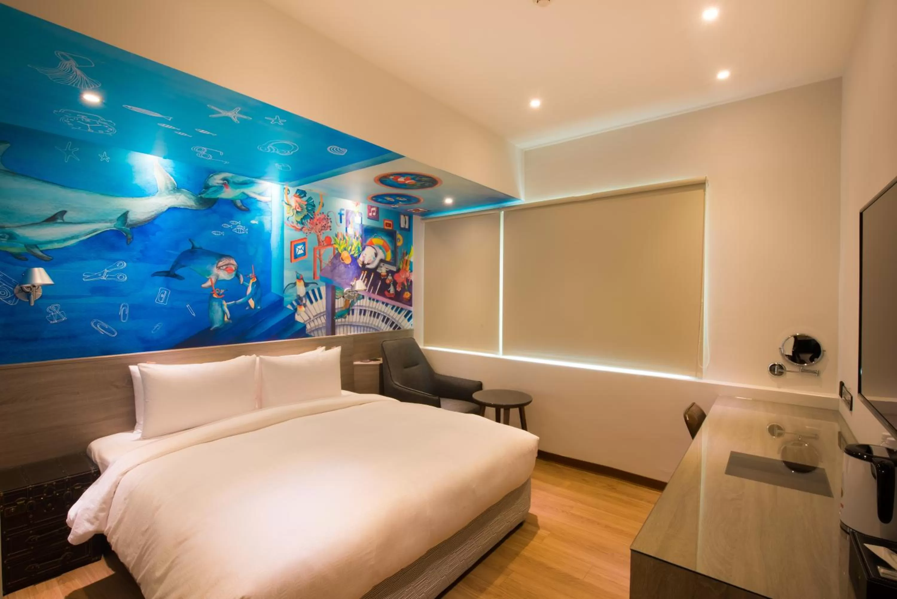 Photo of the whole room, Bed in Legend Hotel Kaohsiung Pier2
