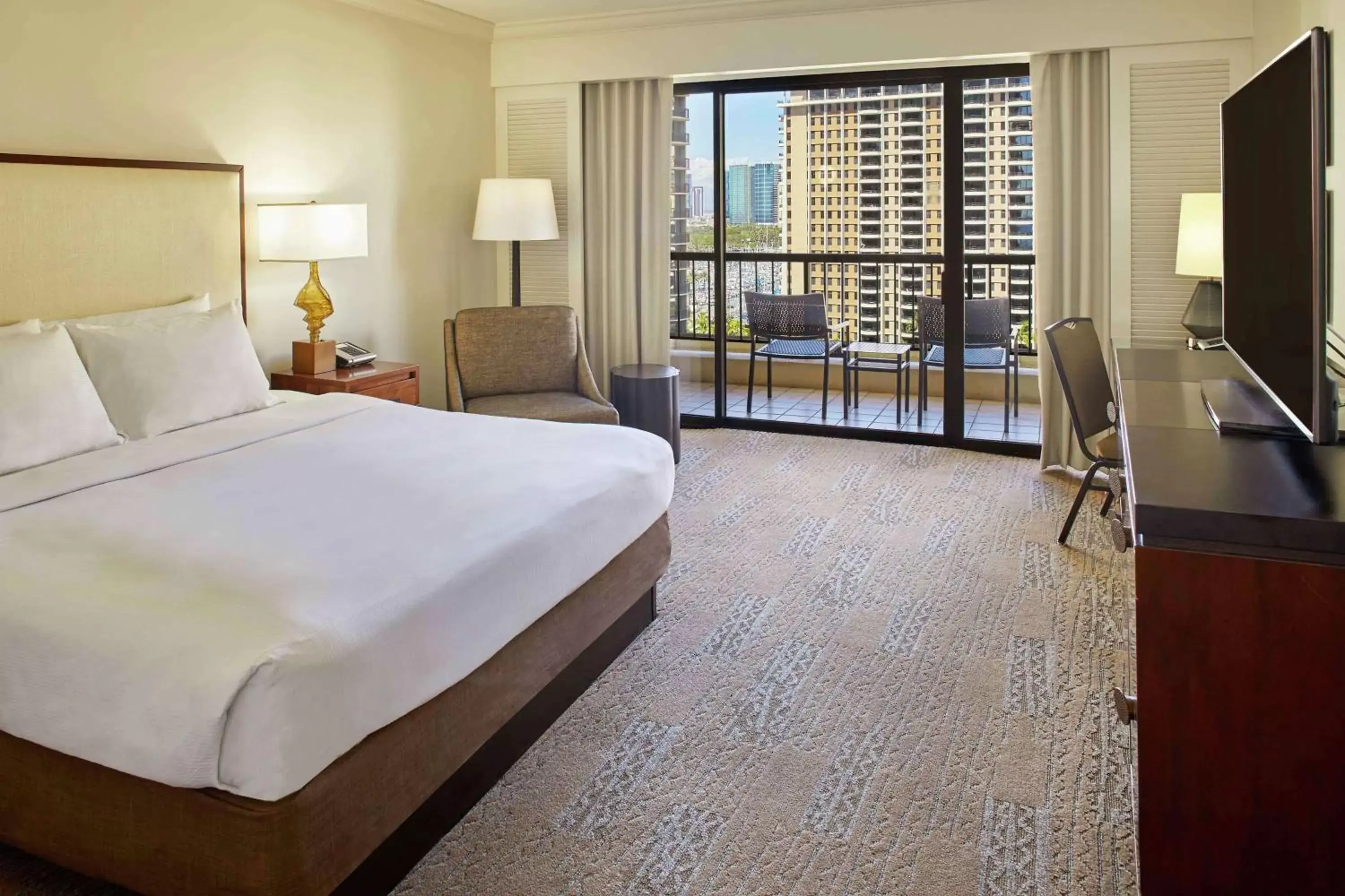 Living room in Hilton Hawaiian Village Waikiki Beach Resort