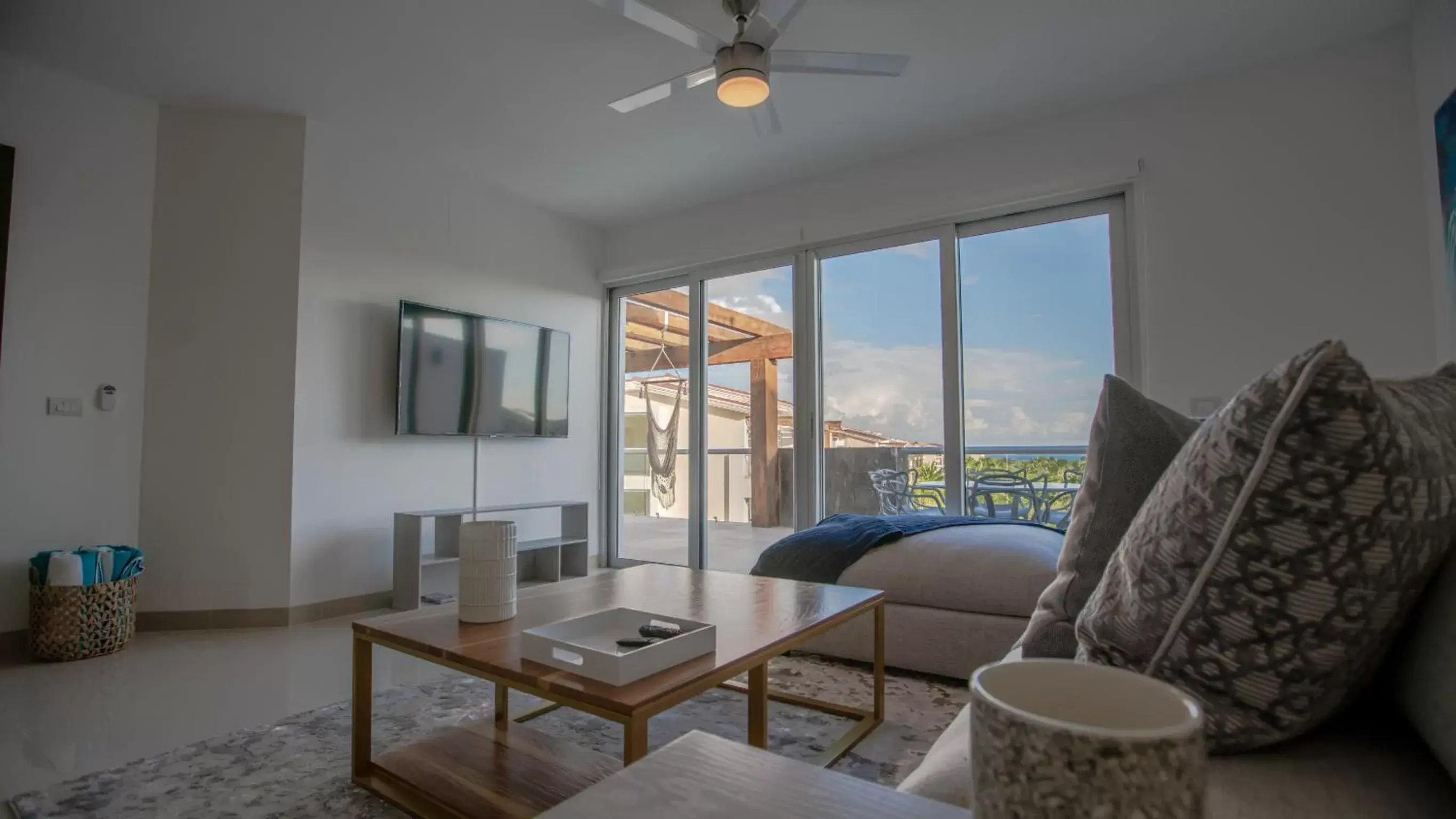 Seating Area in Mareazul Beach Front Condos At playa del Carmen