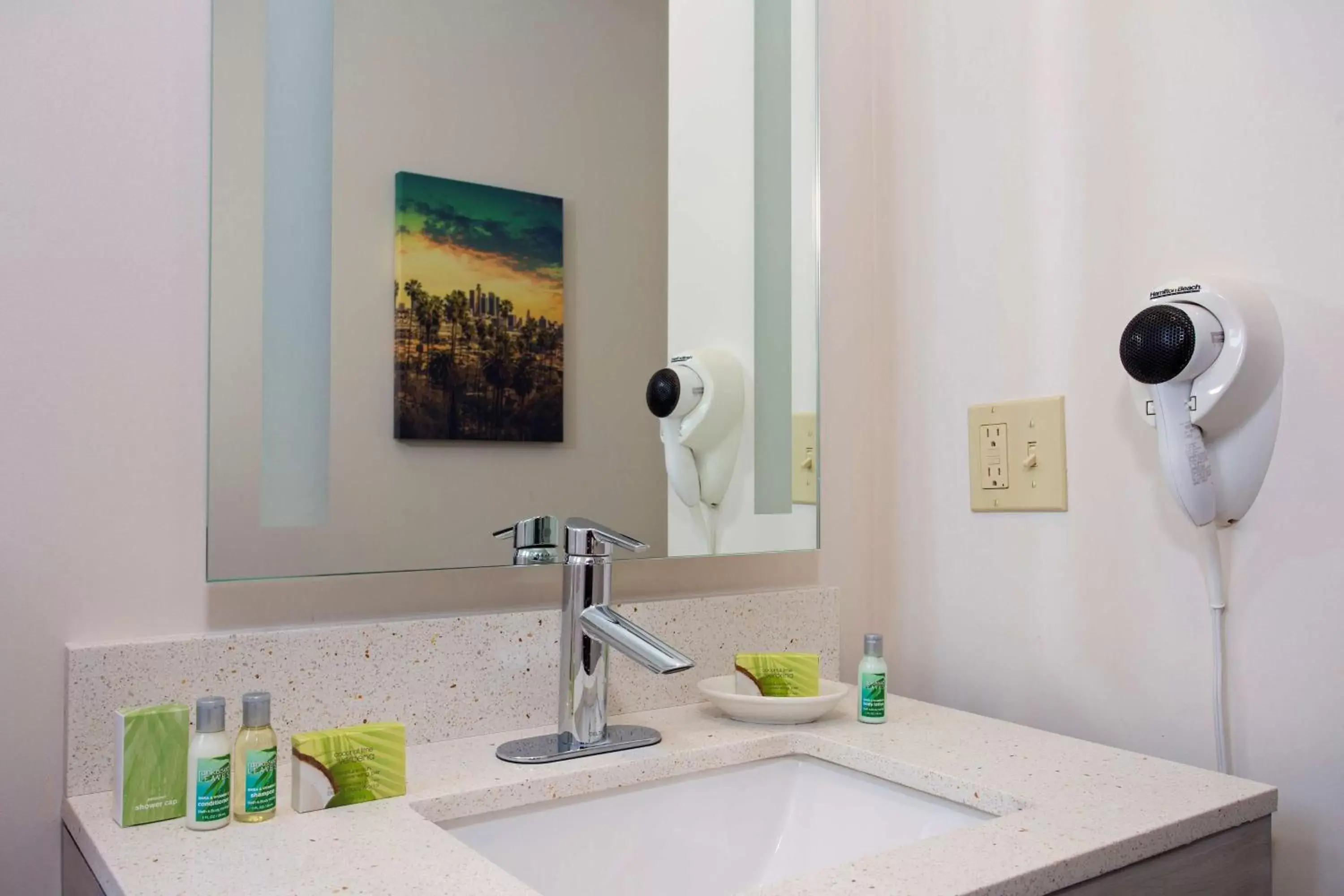 Bathroom in SureStay Hotel by Best Western Santa Monica