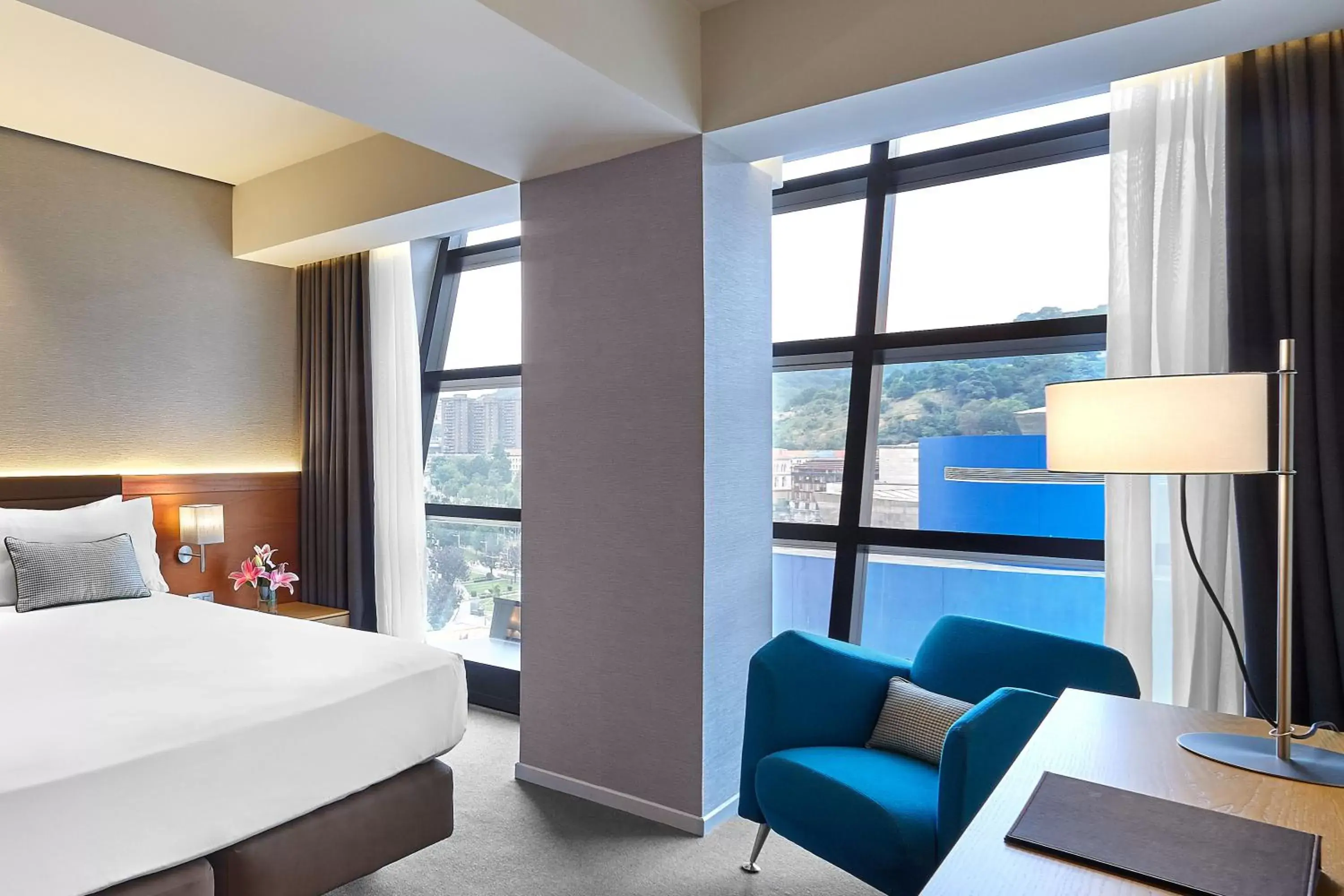 Bed in Gran Hotel Domine Bilbao