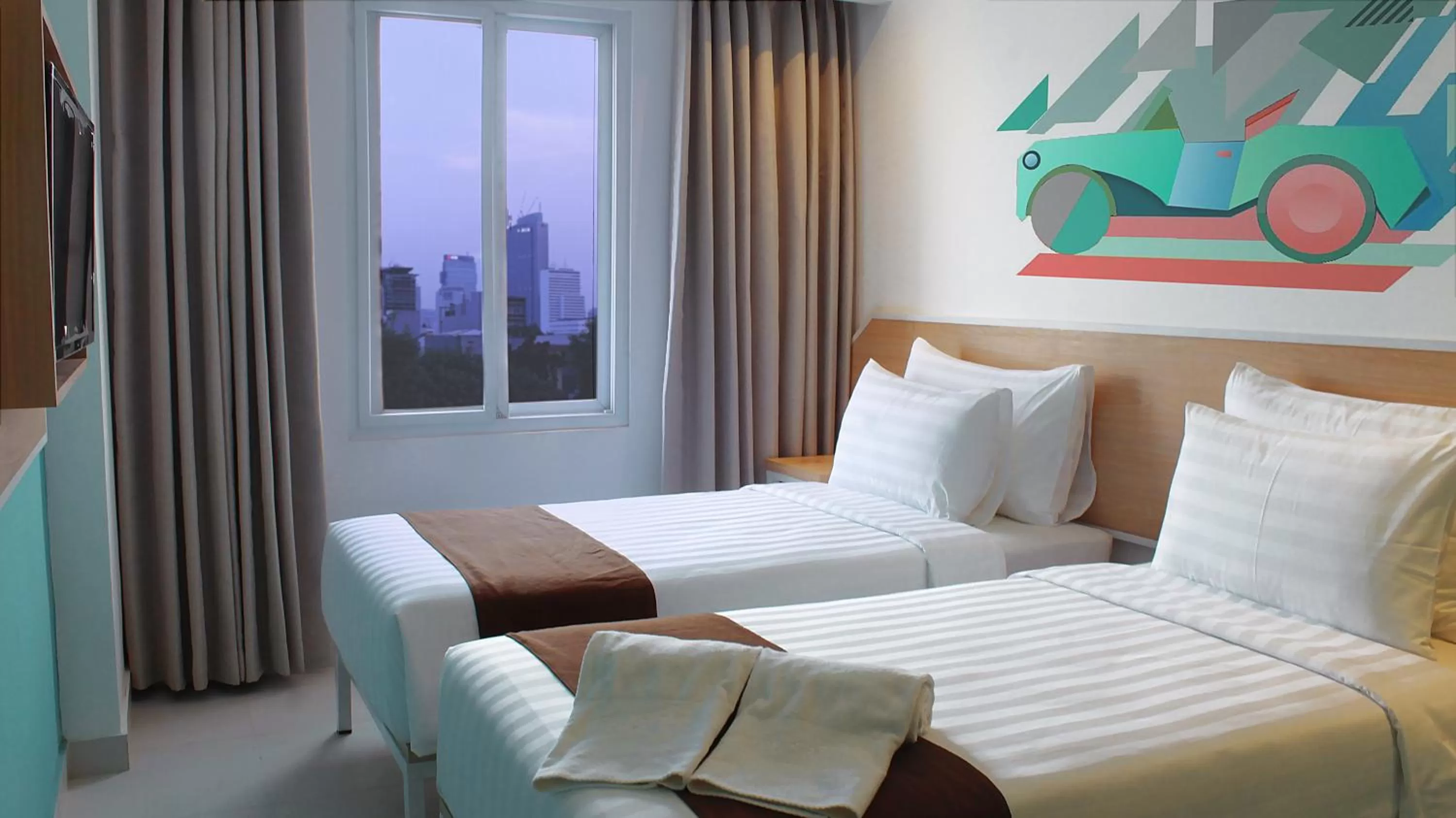 Bed in Dafam Express Jaksa Jakarta