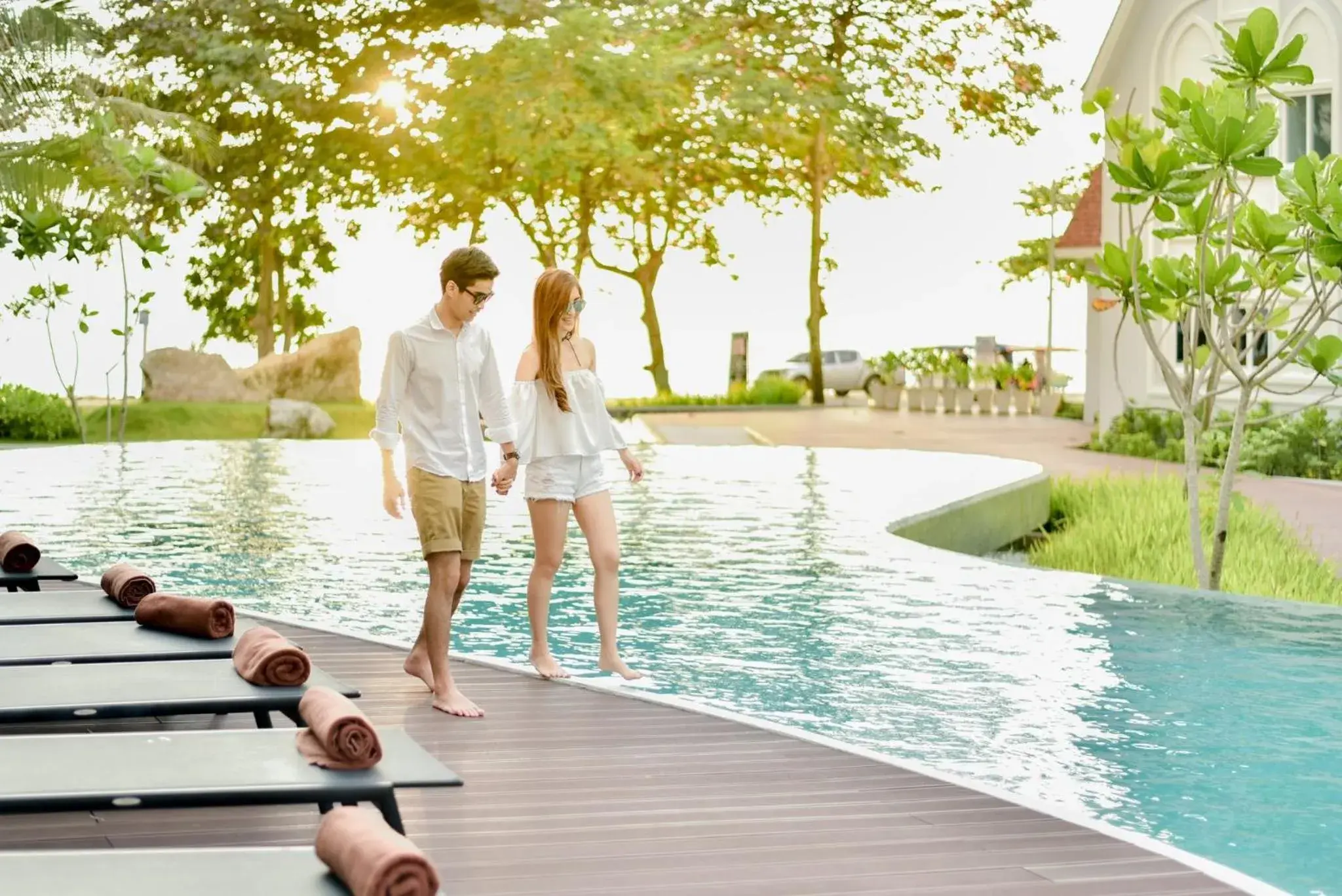 Swimming pool in Peggy's Cove Resort Swimming pool in Peggy's Cove Resort