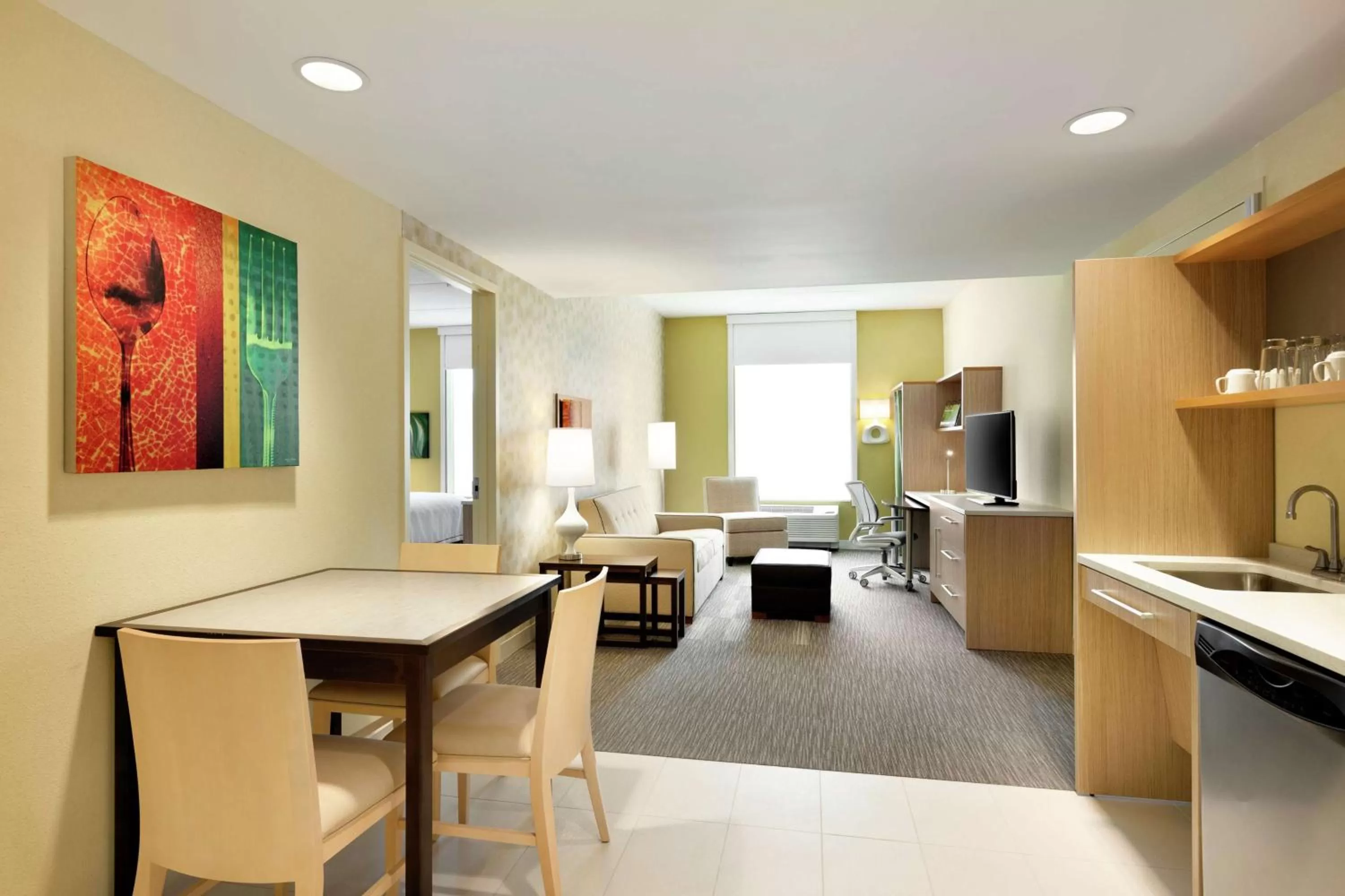 Bedroom in Home2 Suites by Hilton Saratoga Malta