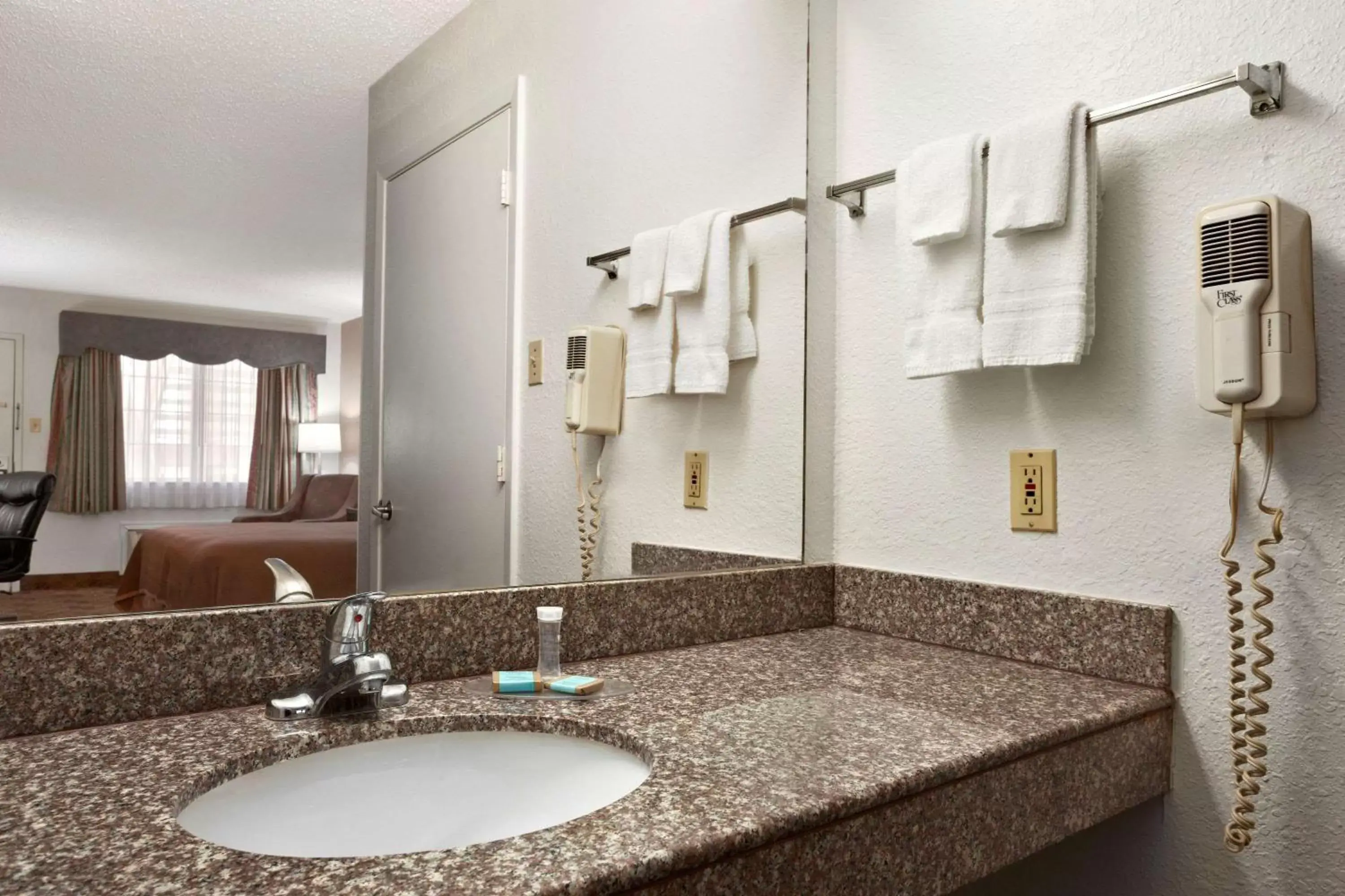 Bathroom in Travelodge by Wyndham Killeen/Fort Hood