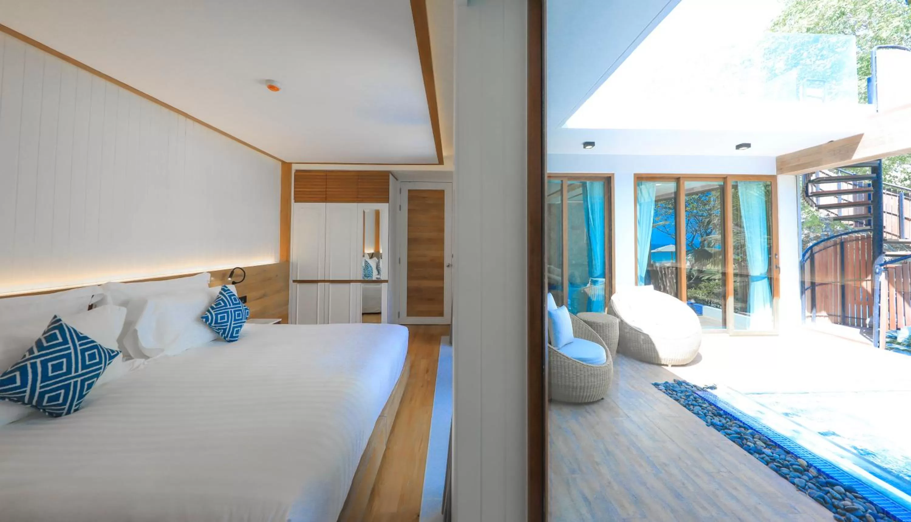 Bed in Kundala Beach Resort Hua Hin