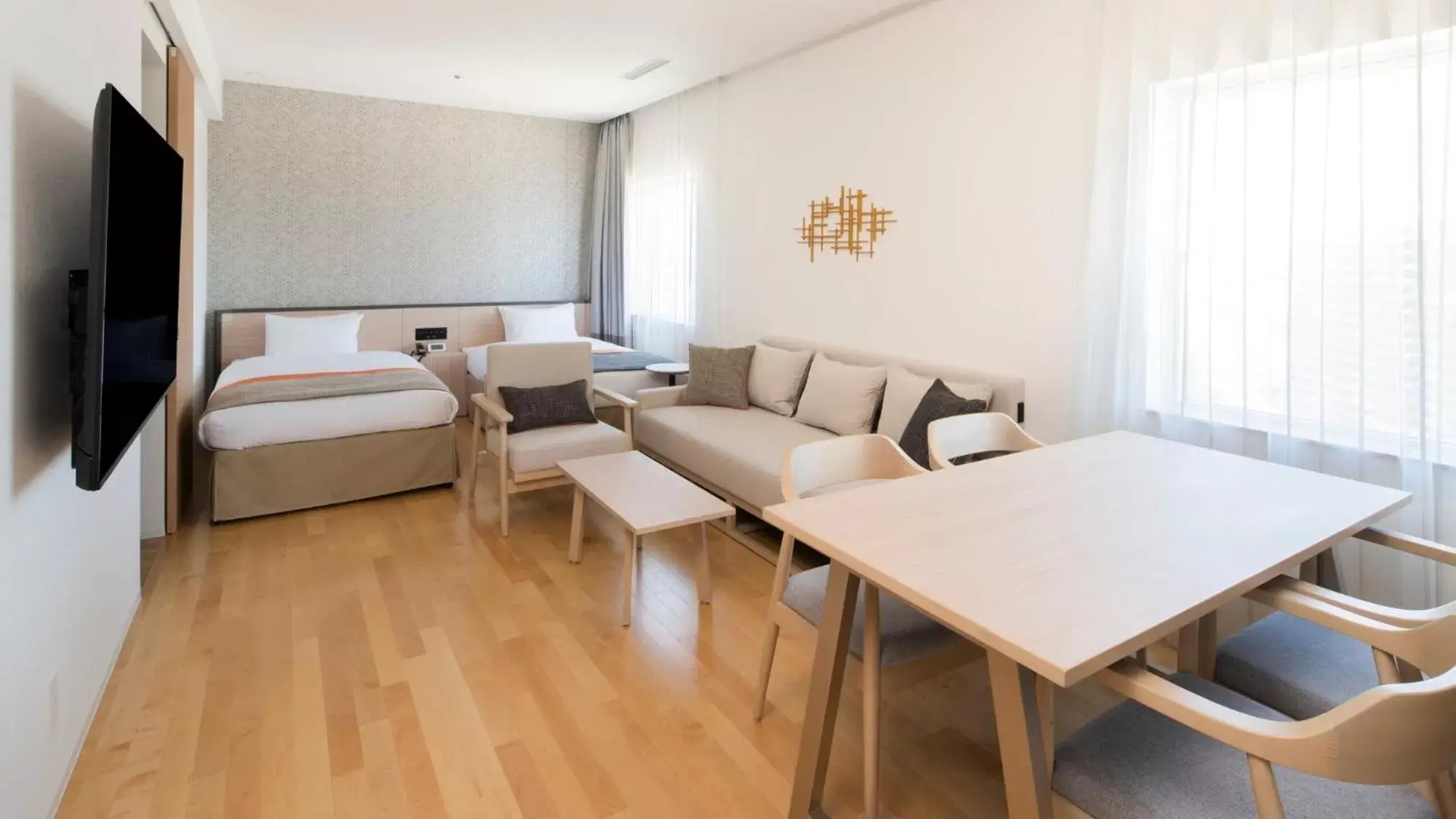 Bedroom, Bed in La'gent Stay Shin Sapporo Bedroom, Bed in La'gent Stay Shin Sapporo