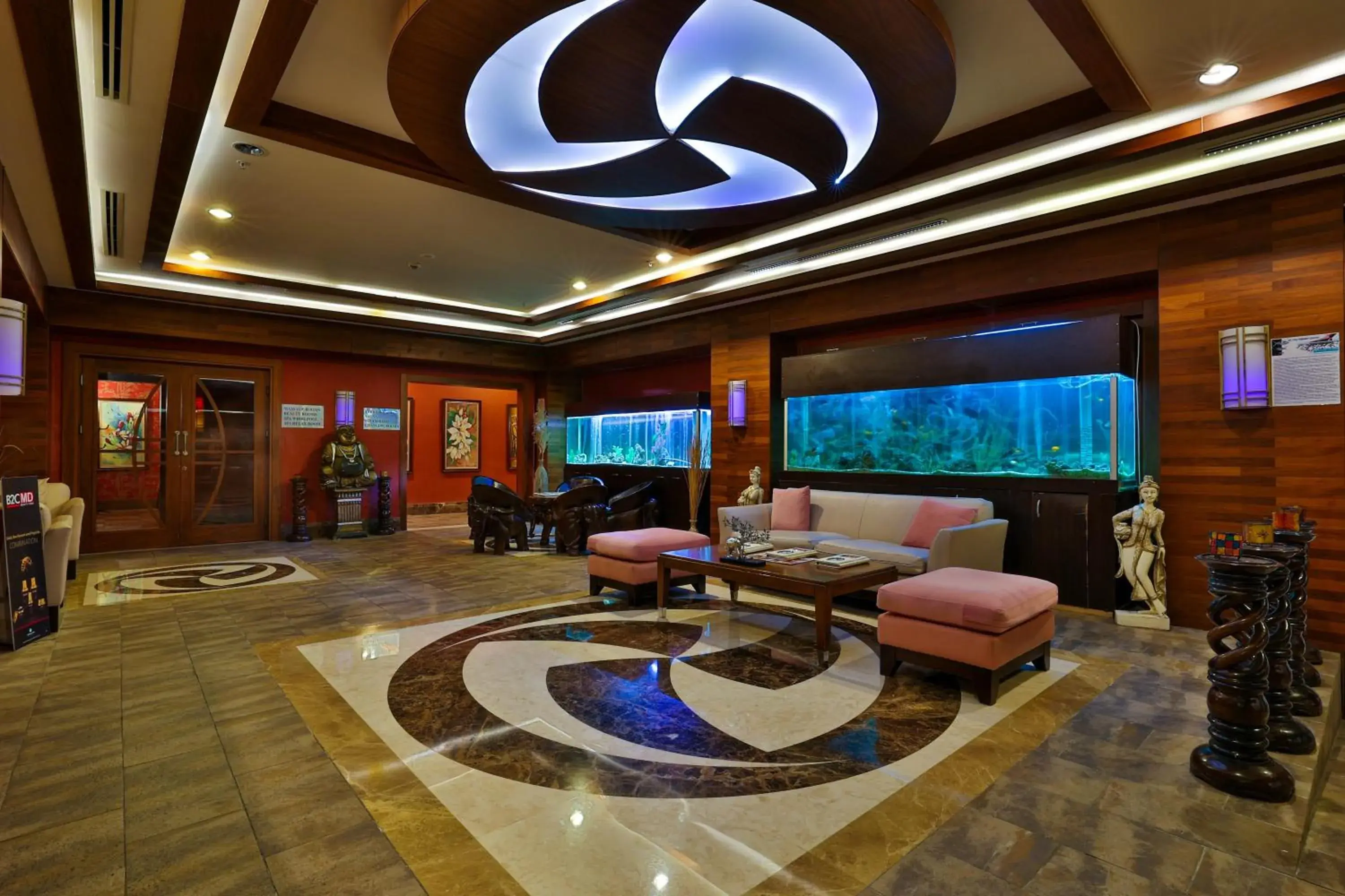 Seating area, Lobby/Reception in Crystal De Luxe Resort & Spa - All Inclusive
