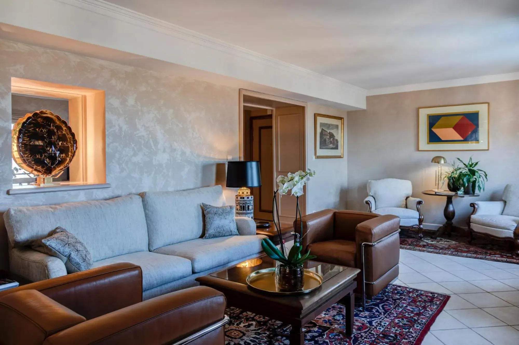 Living room, Seating Area in Villa Florentine