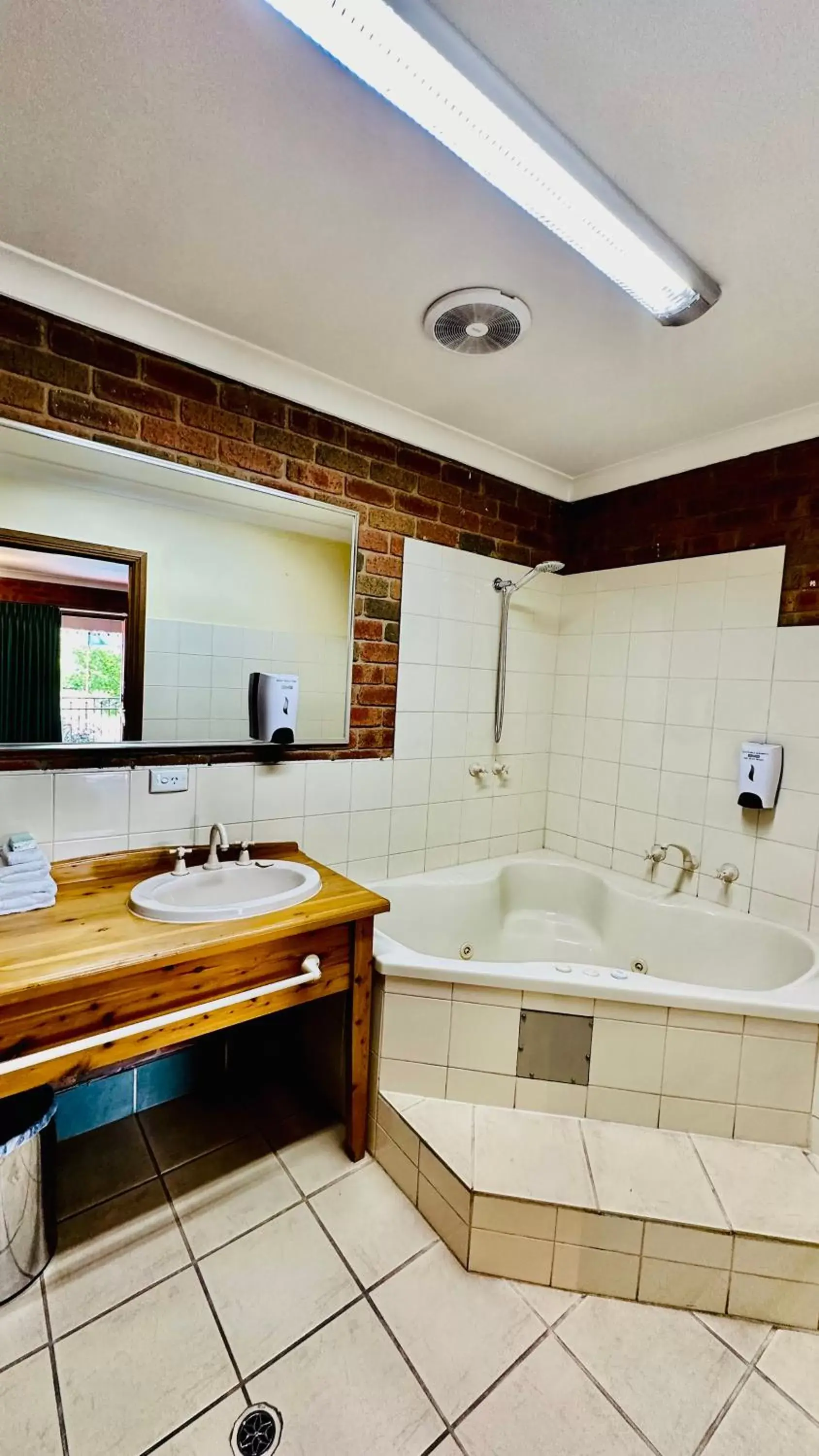 Bathroom in Early Australian Motor Inn
