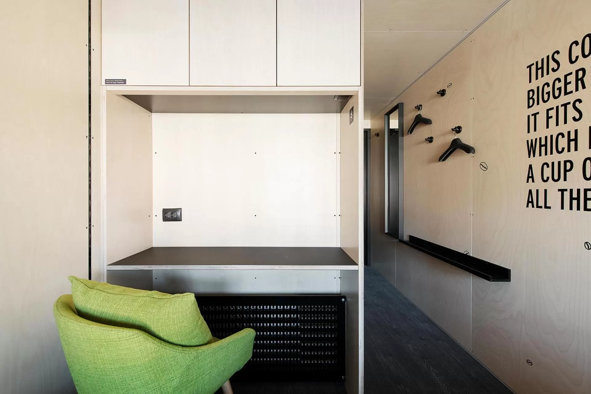 Photo of the whole room in Hektor Container Hotel