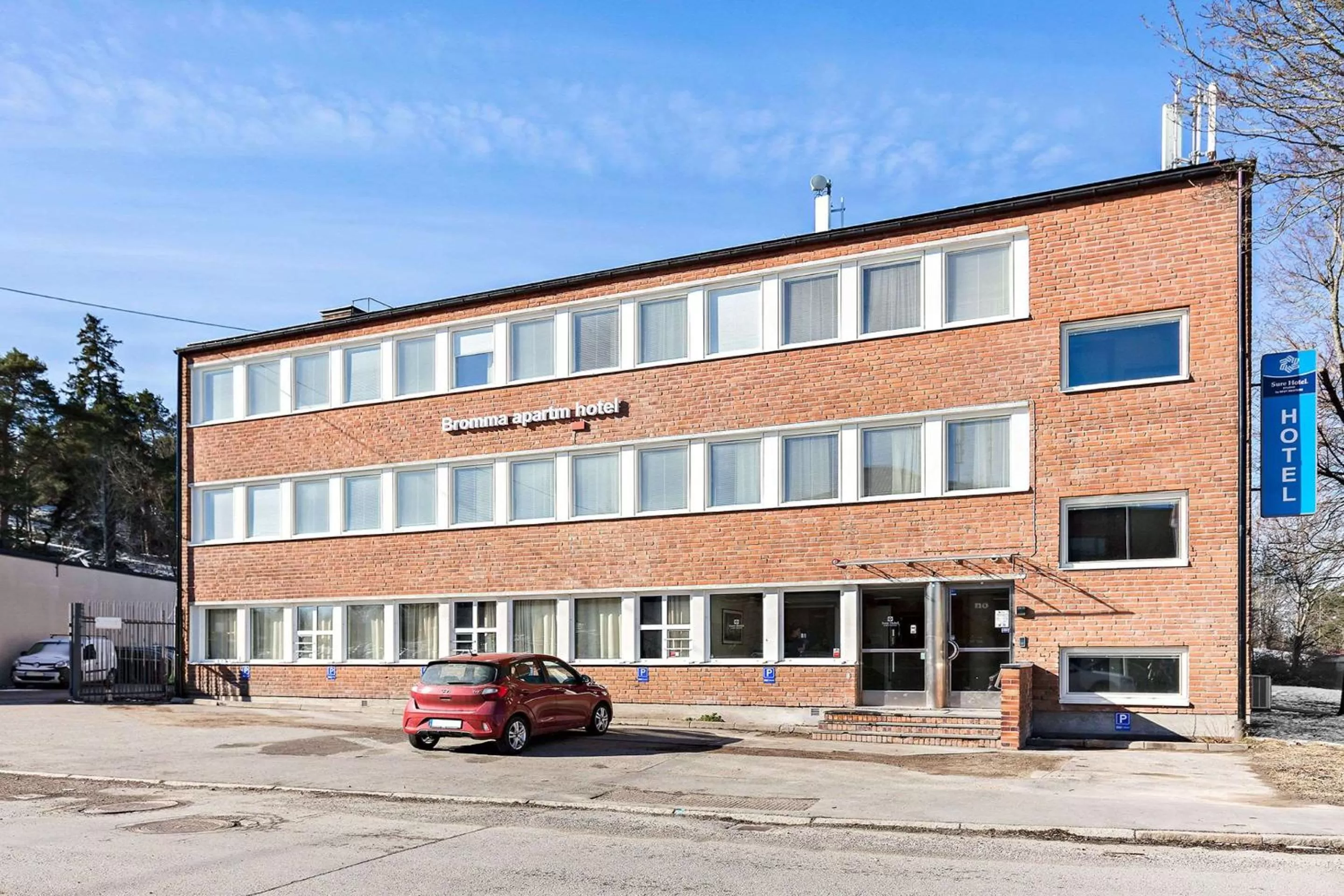 Property building in Sure Hotel Studio by Best Western Bromma