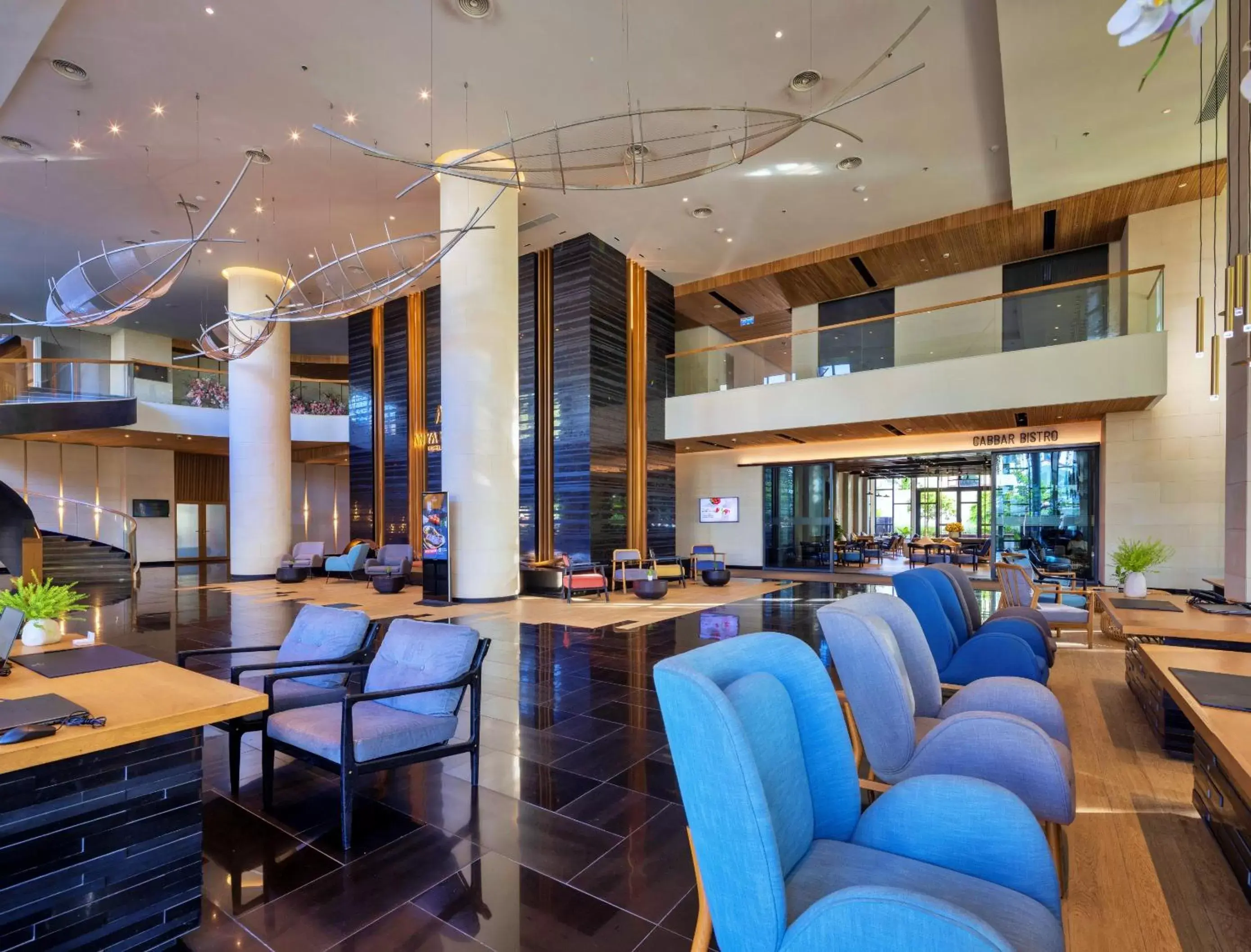 Lobby or reception, Restaurant/Places to Eat in Anya Premier Hotel Quy Nhon