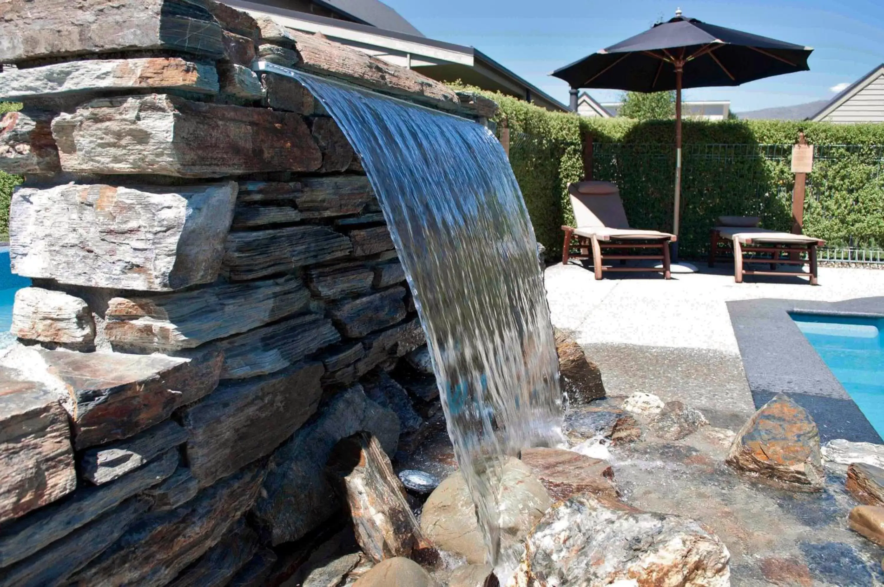 Swimming pool in Wanaka Luxury Apartments