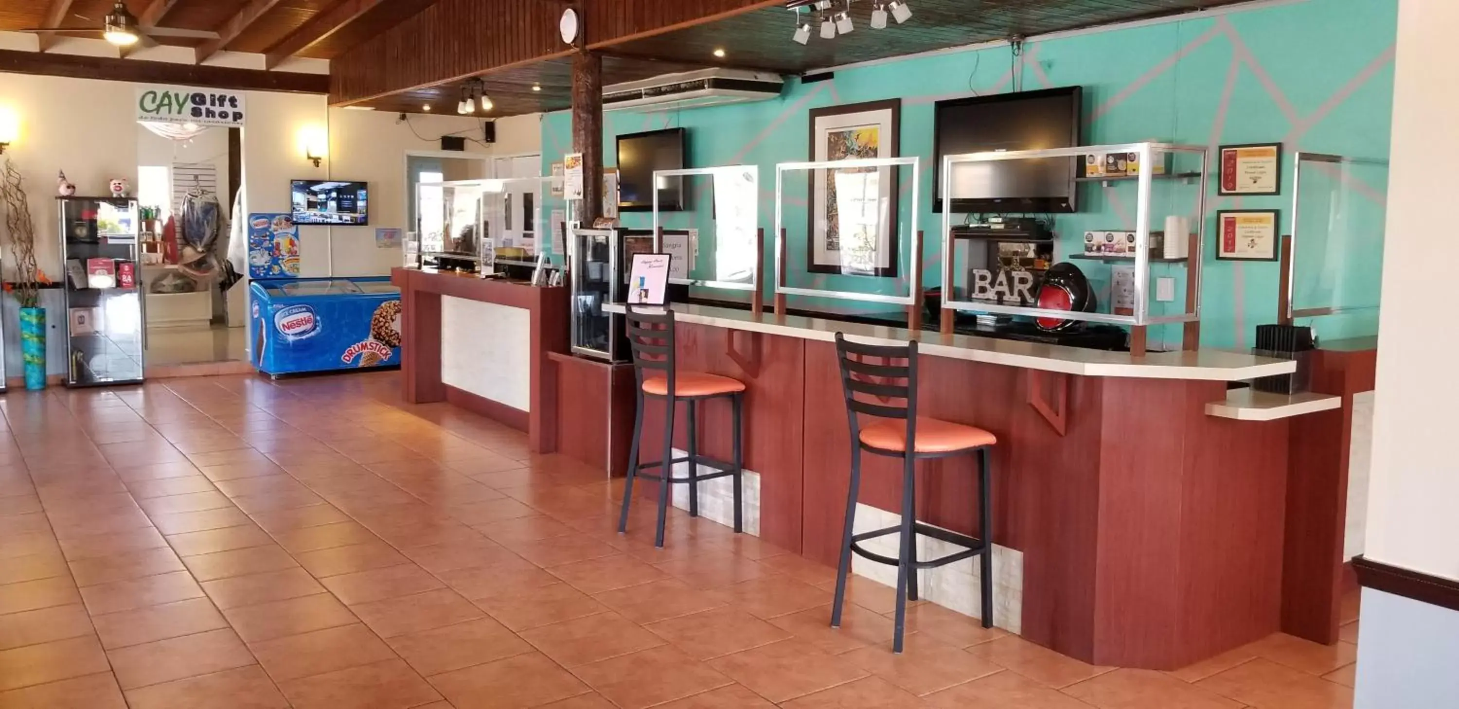 Lobby or reception in Combate Beach Resort Lobby or reception in Combate Beach Resort