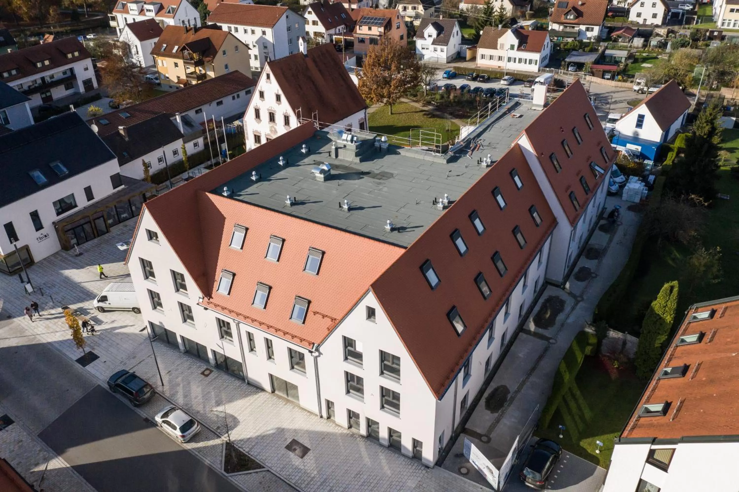 Bird's eye view in Drexel`s Parkhotel am Schloss