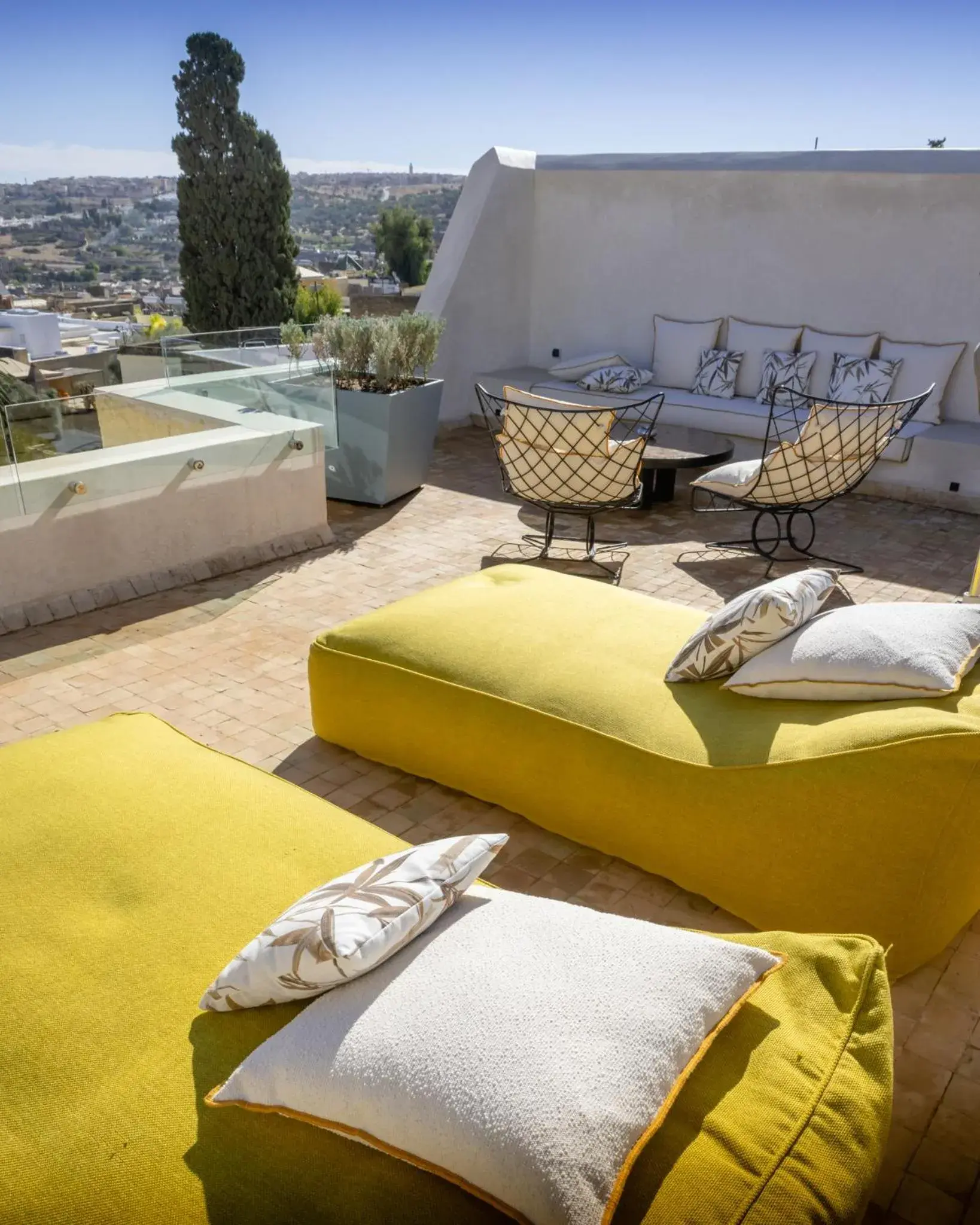 Balcony/Terrace in Riad Fes Relais et Cháteaux