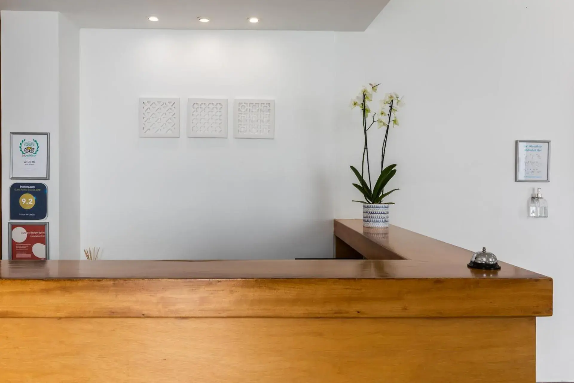 Lobby or reception in Hotel Arcanjo Lobby or reception in Hotel Arcanjo