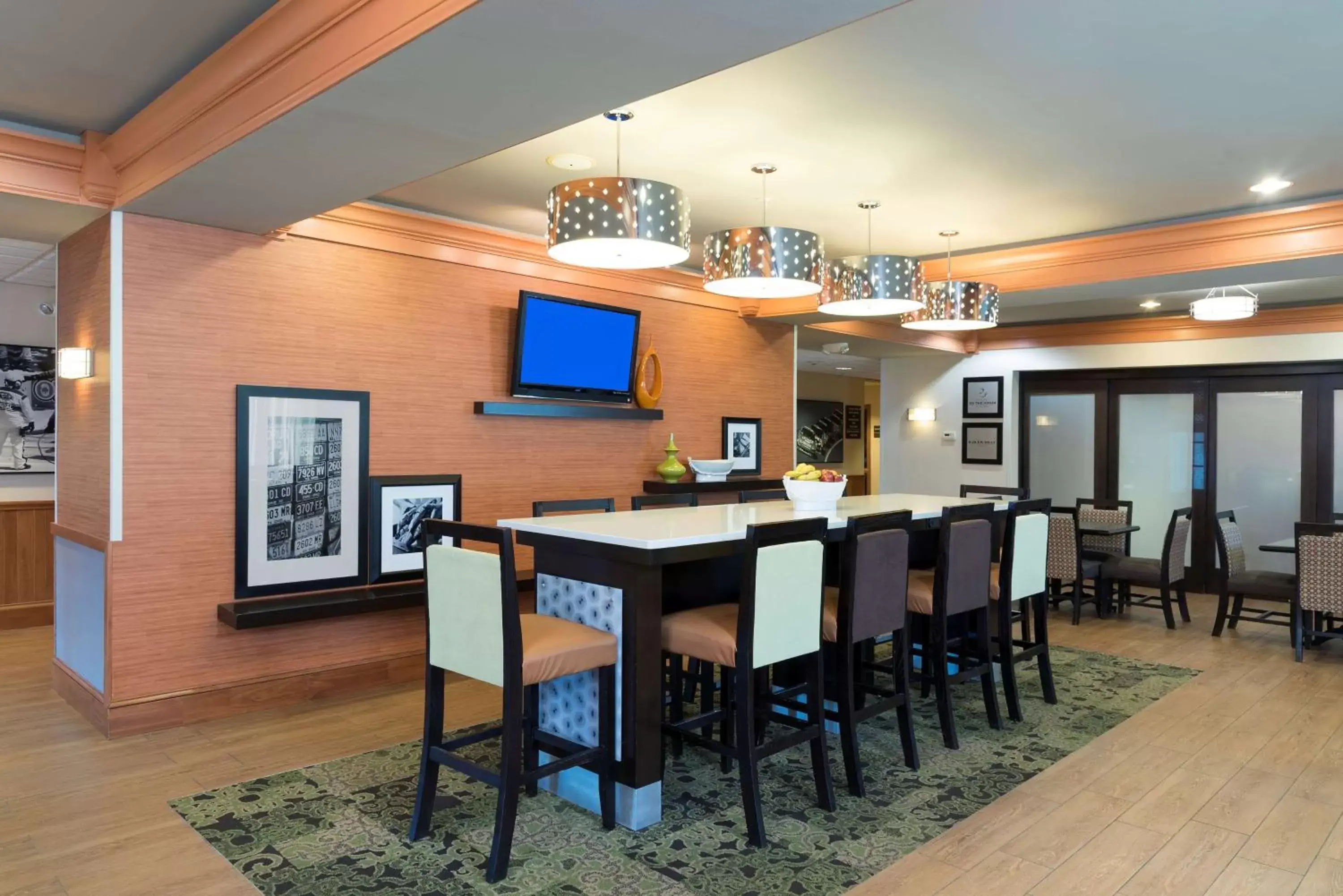 Lobby or reception in Hampton Inn & Suites Mansfield South @ I 71 Lobby or reception in Hampton Inn & Suites Mansfield South @ I 71