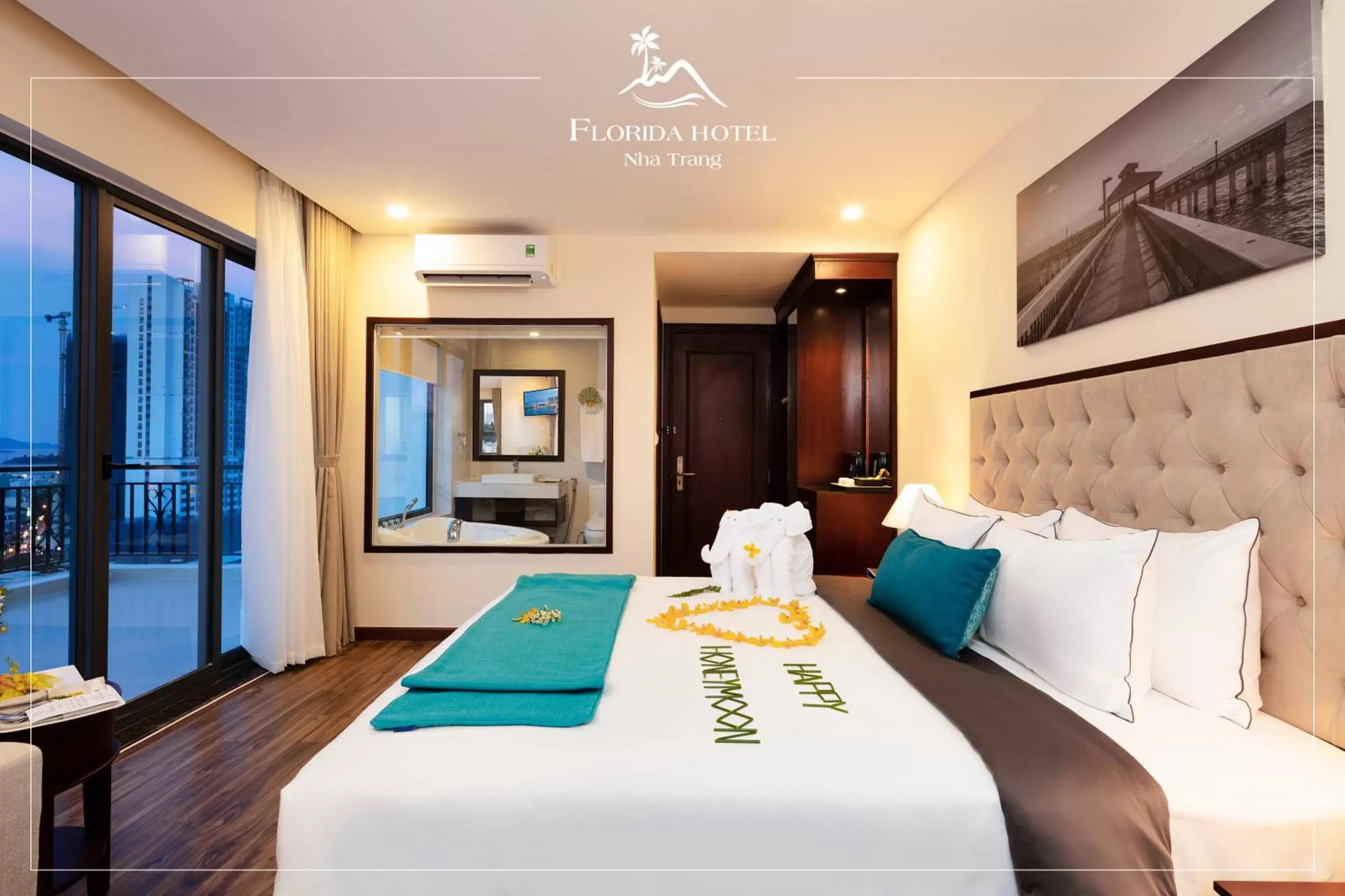 Bed in Florida Nha Trang Hotel