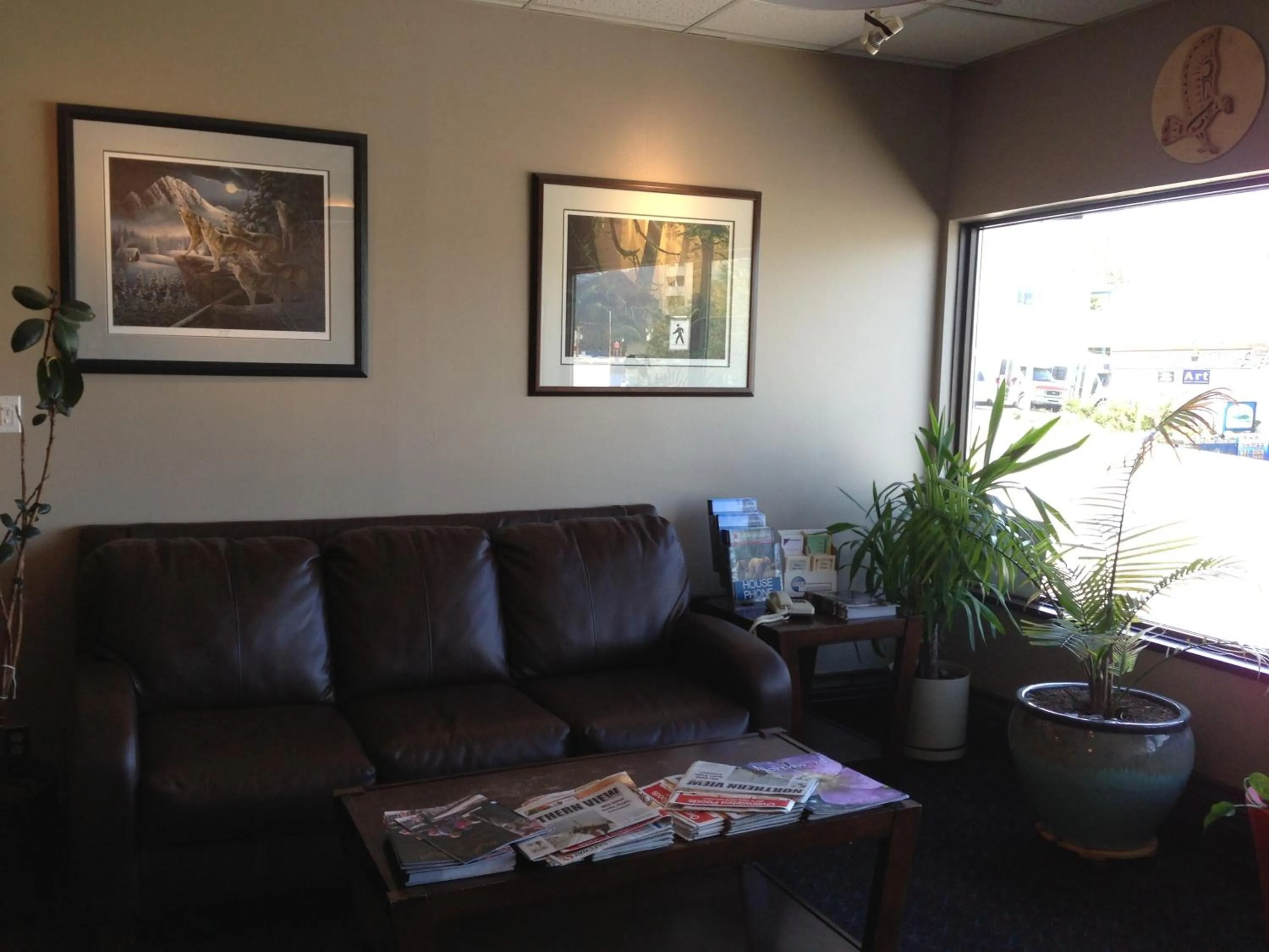 Lobby or reception in Moby Dick Inn