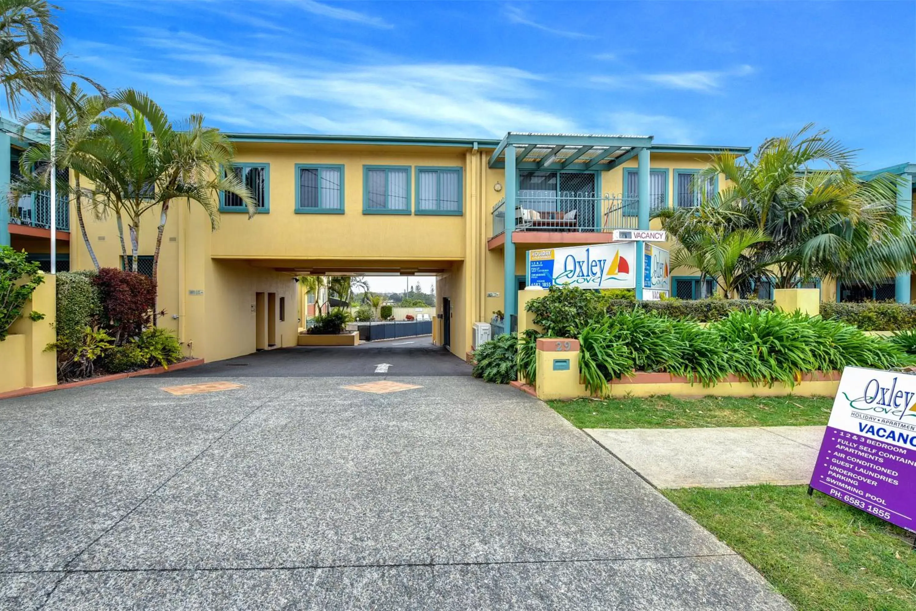 Property Building in Oxley Cove Holiday Apartment