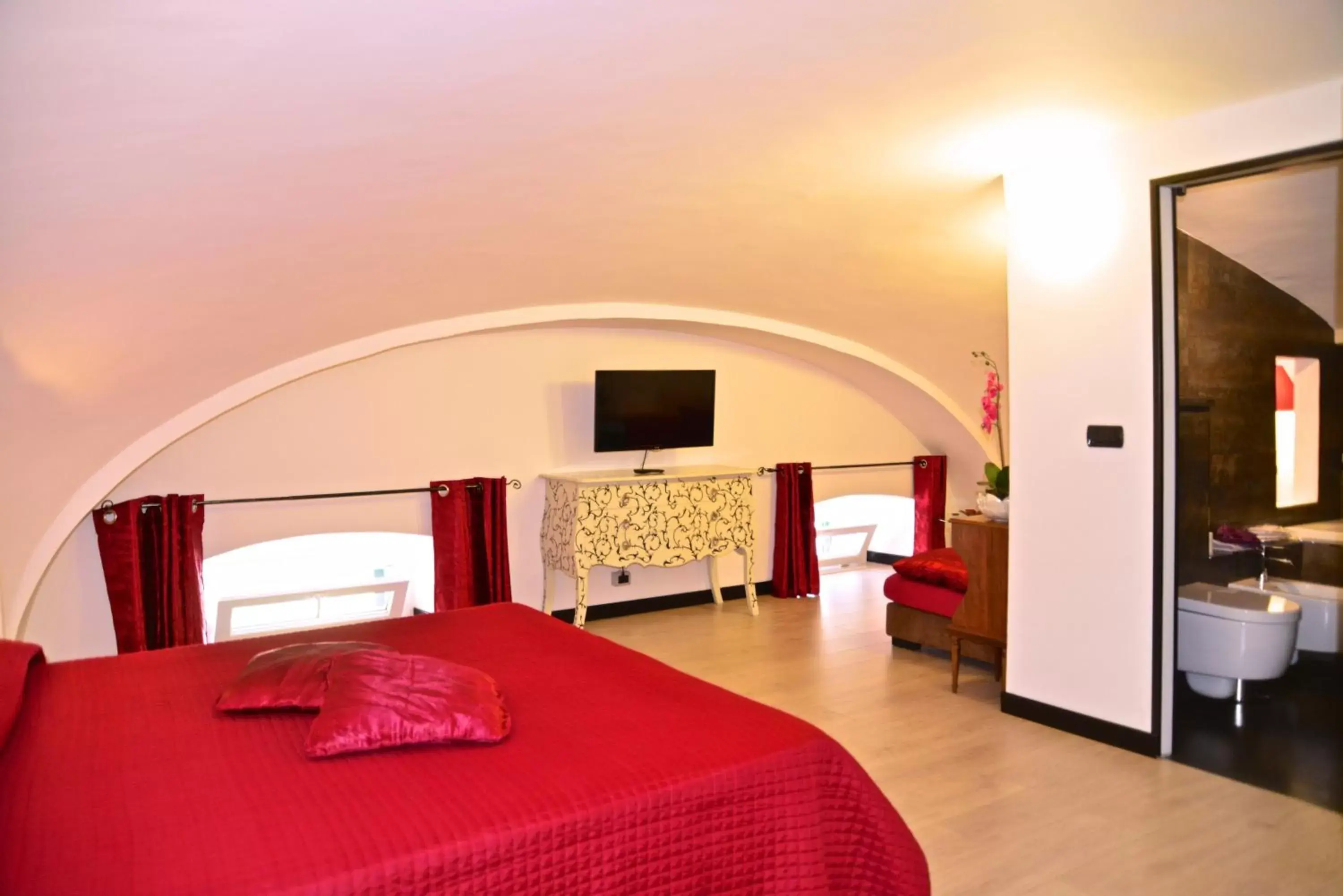 Bedroom, Bed in B&B Torre Porta Marina