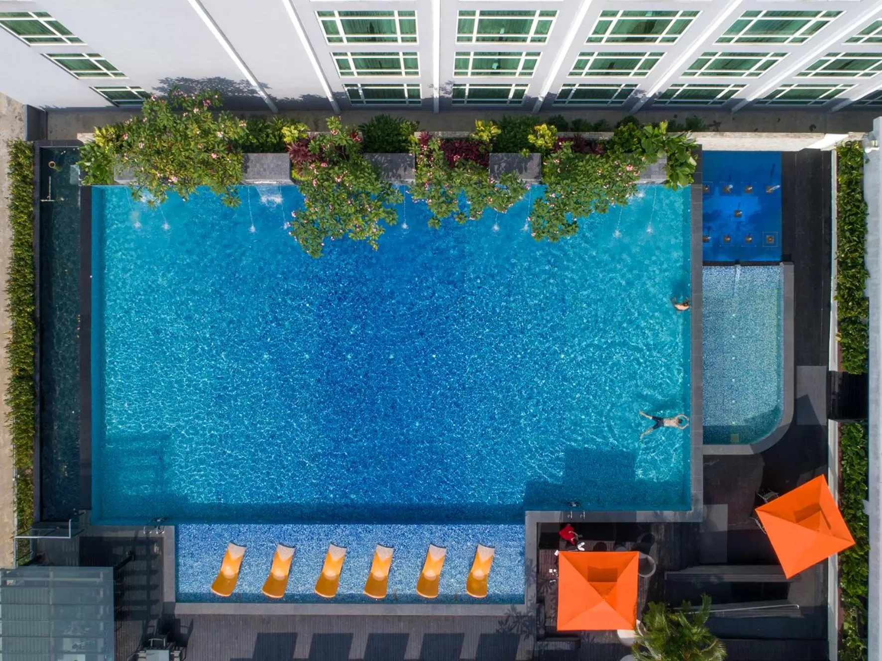 Pool view in Hatten Hotel Melaka