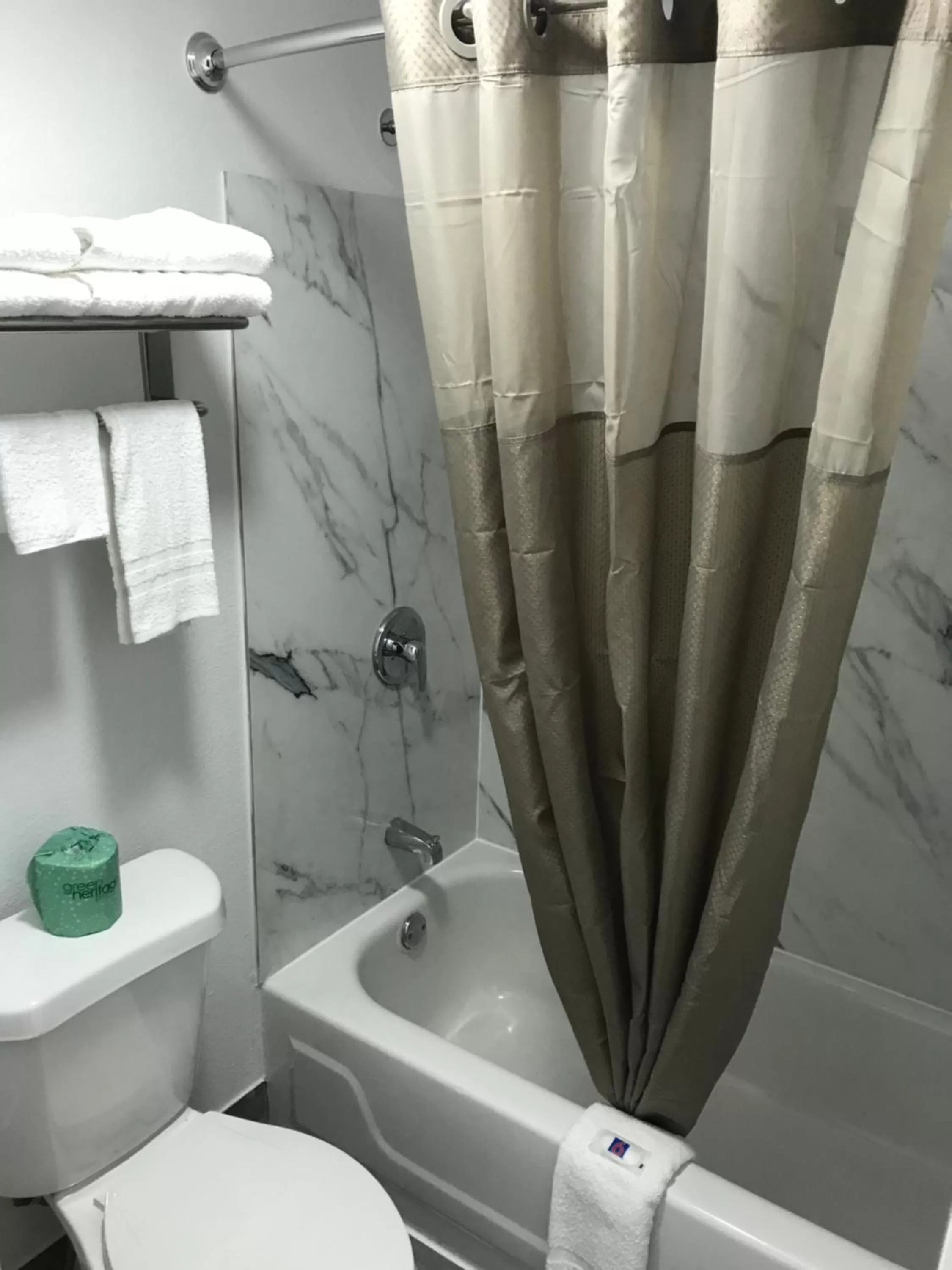 Bathroom in Motel 6-Alma, AR