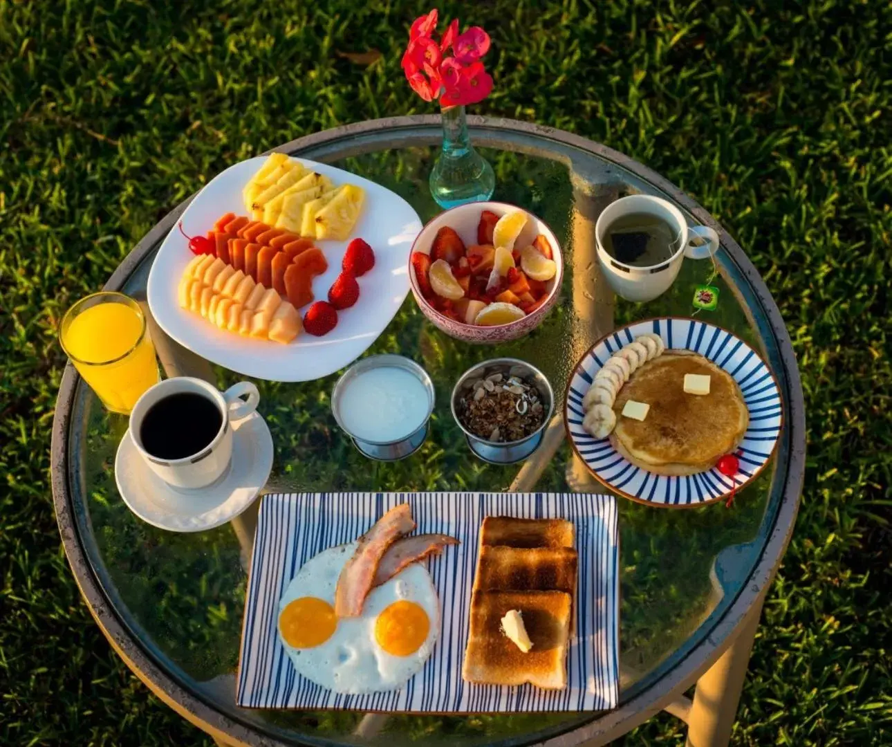 Breakfast in Hotel Awazul Bacalar