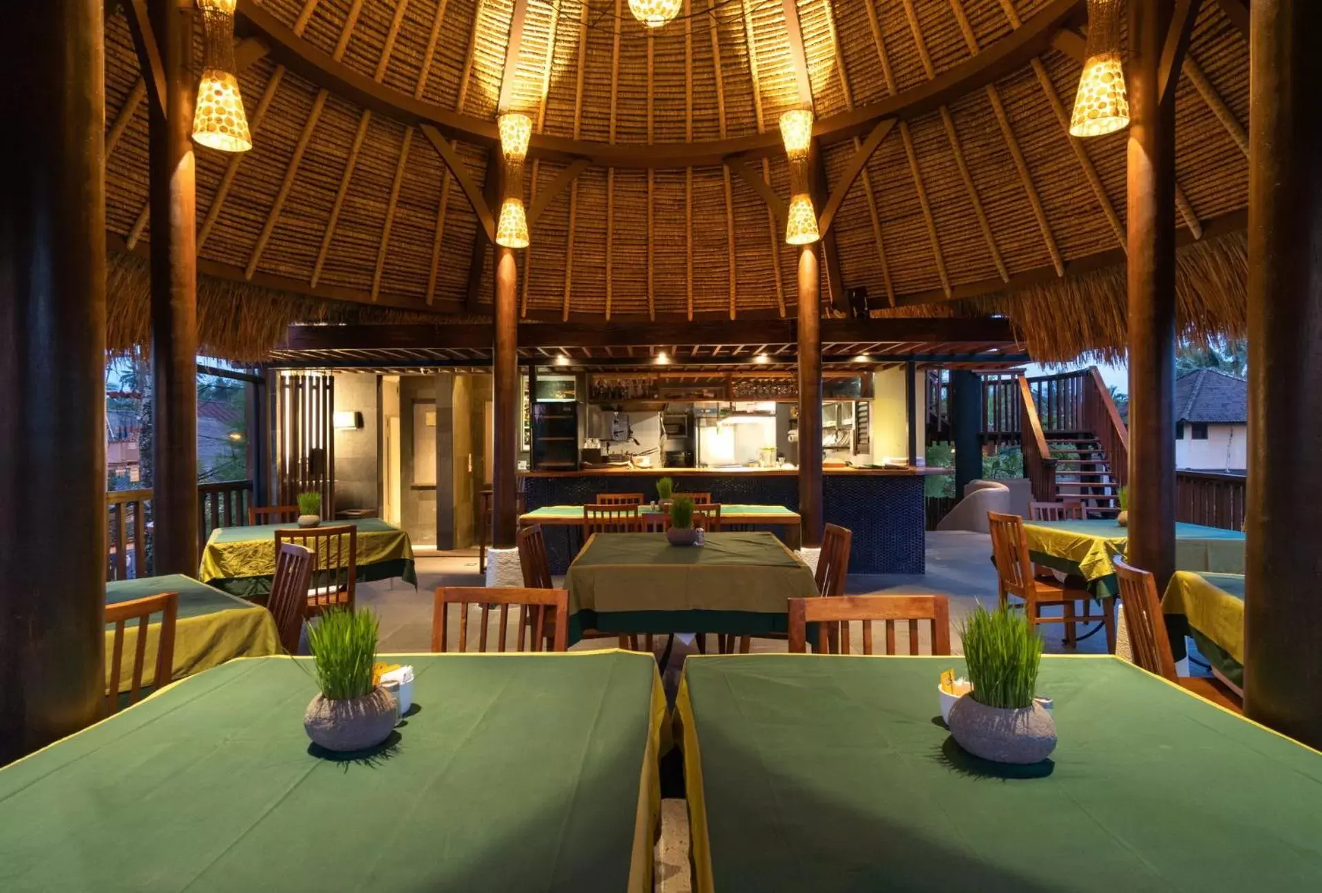 Restaurant/Places to Eat in Ubud Green Resort Villas Powered by Archipelago