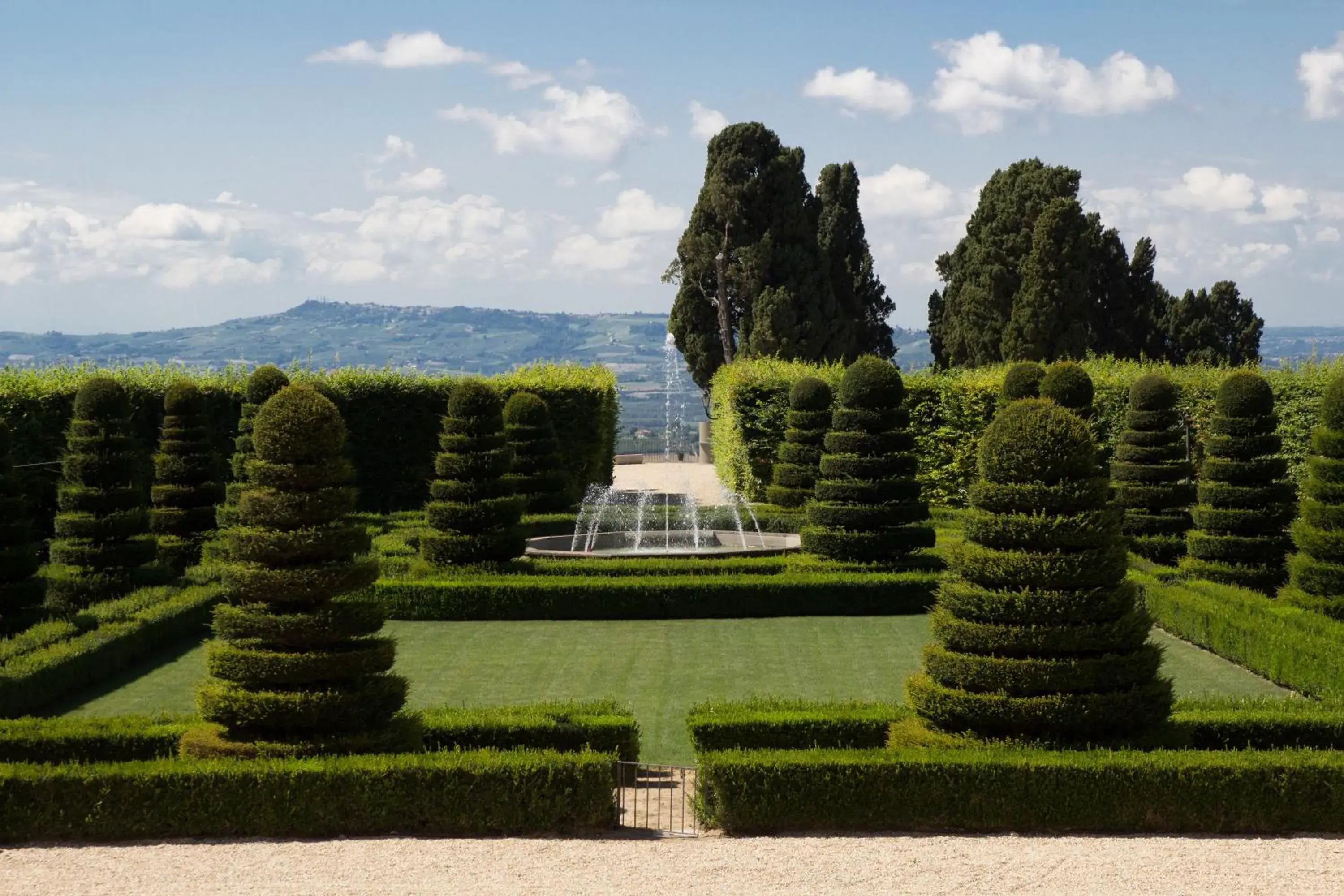 Garden in Castello di Guarene