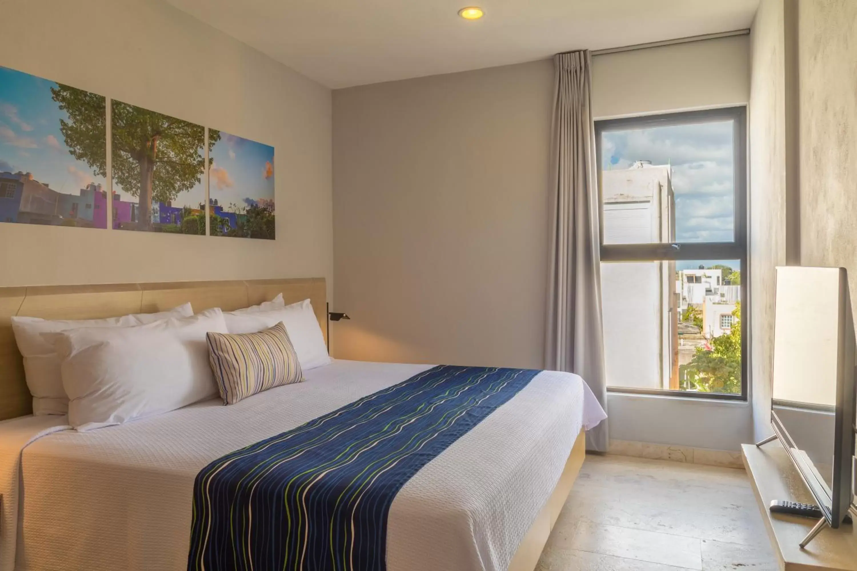 Bed in Hotelito del Mar Playa del Carmen