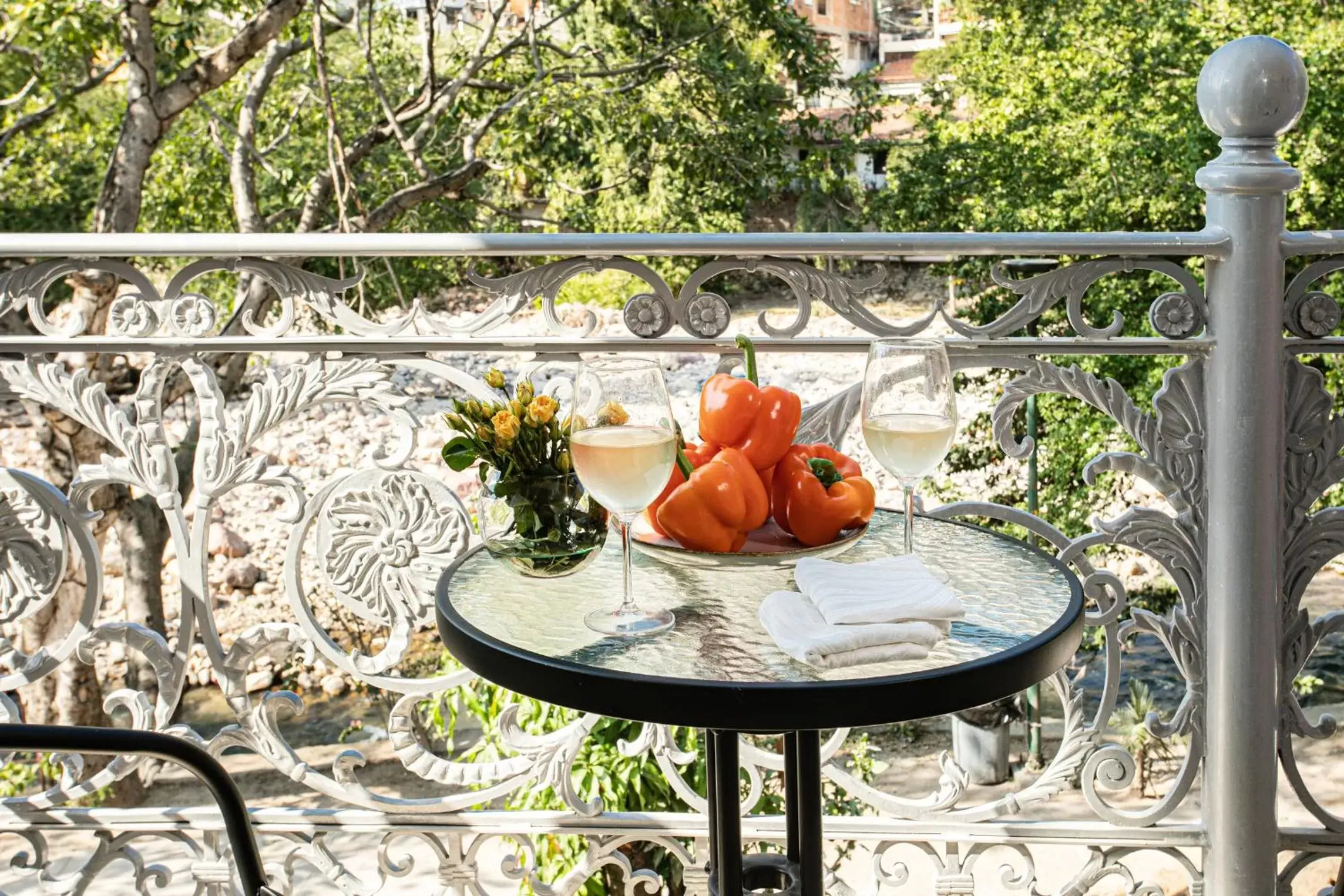 Balcony/Terrace in Hotel Boutique Rivera Del Rio