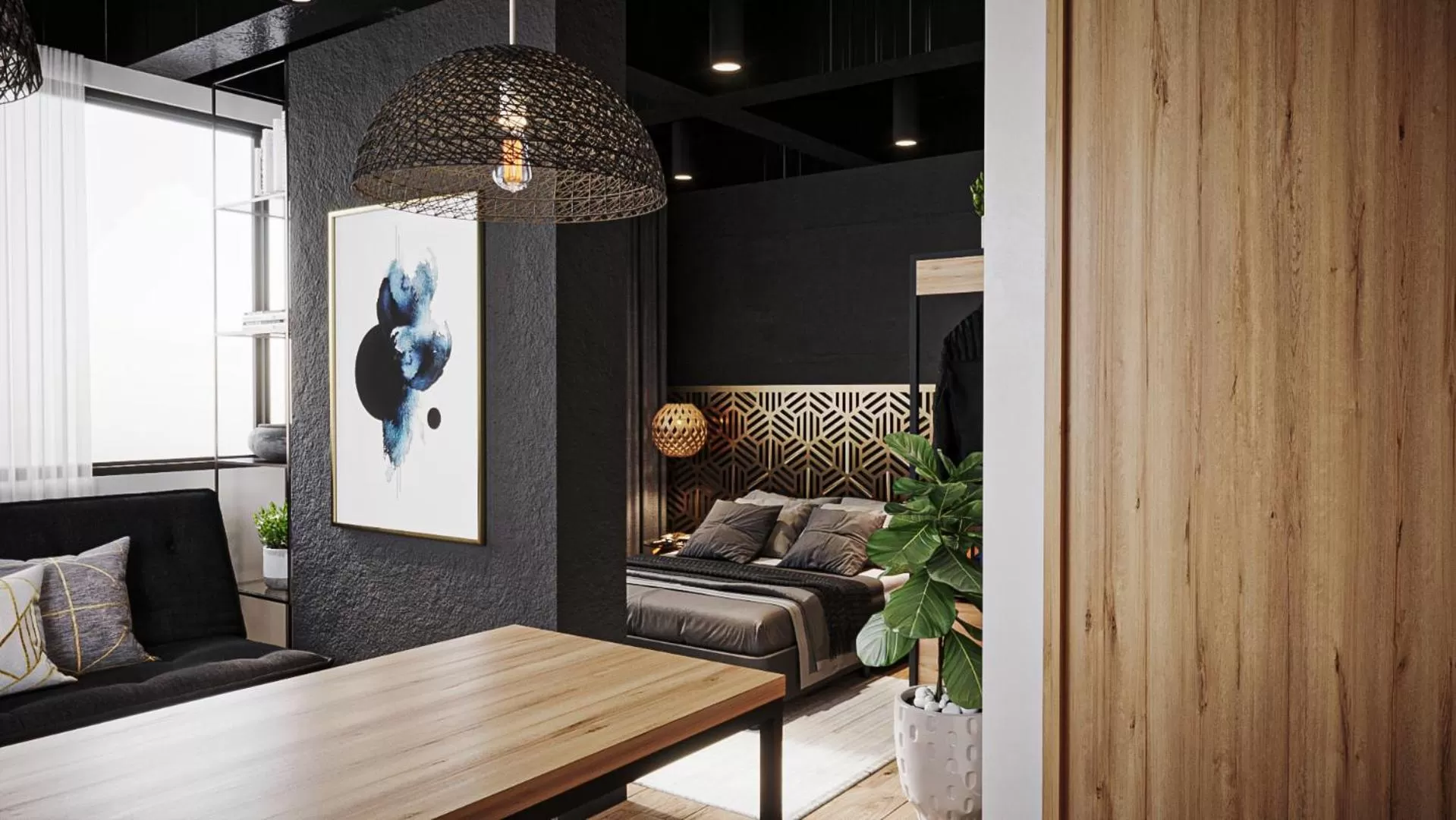 Bed in Hotel Lexum Estadio