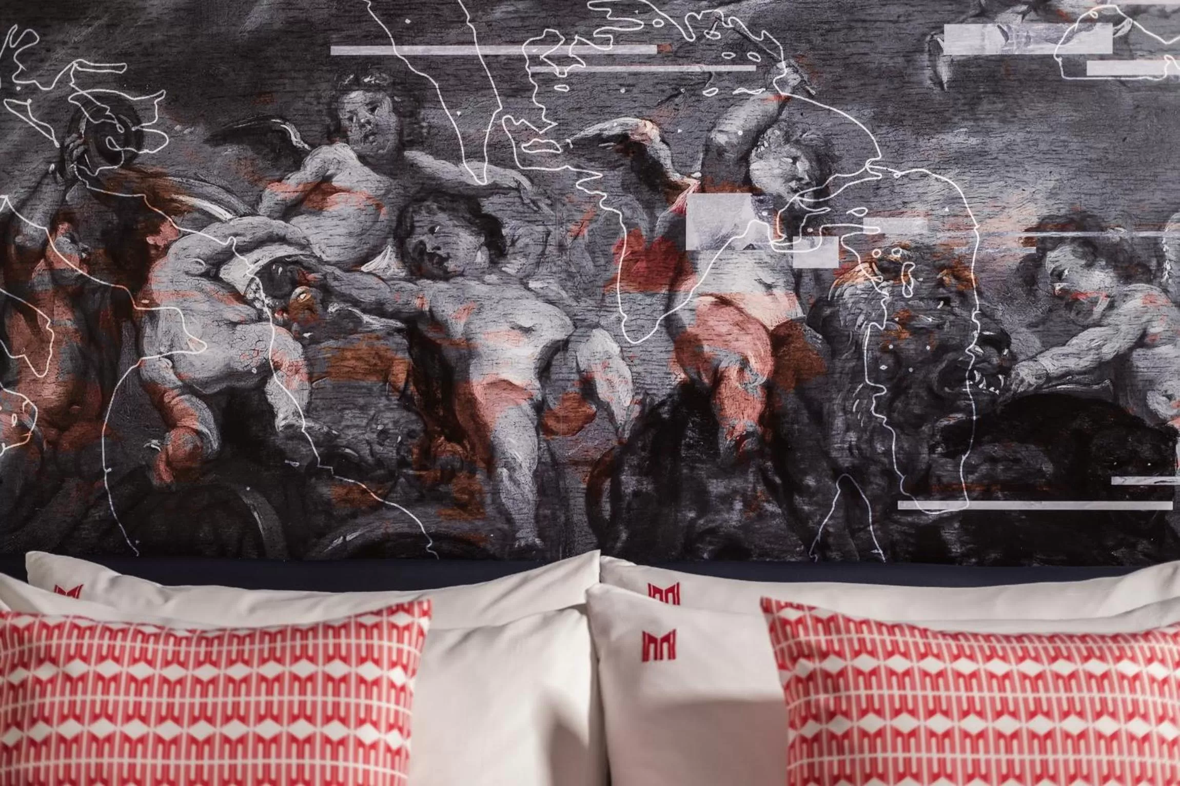 Decorative detail, Bed in Melior Boutique Hotel