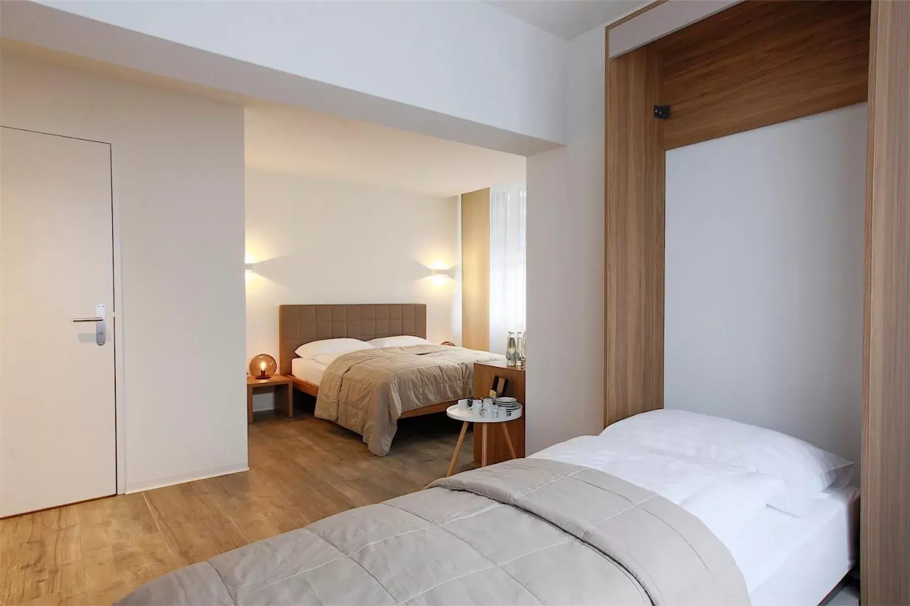 Photo of the whole room, Bed in Hotel Work Life Residence am Bahnhof