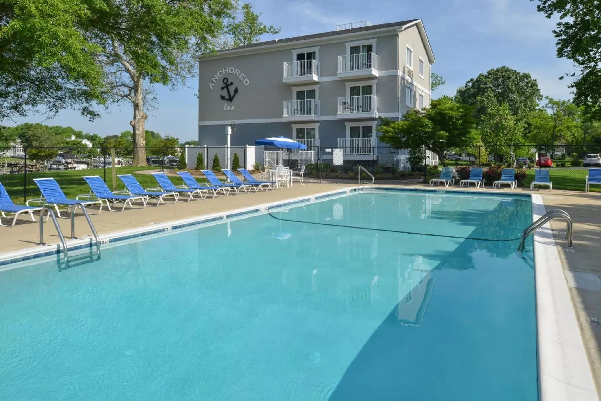 Swimming pool in Anchored Inn at Hidden Harbor Swimming pool in Anchored Inn at Hidden Harbor