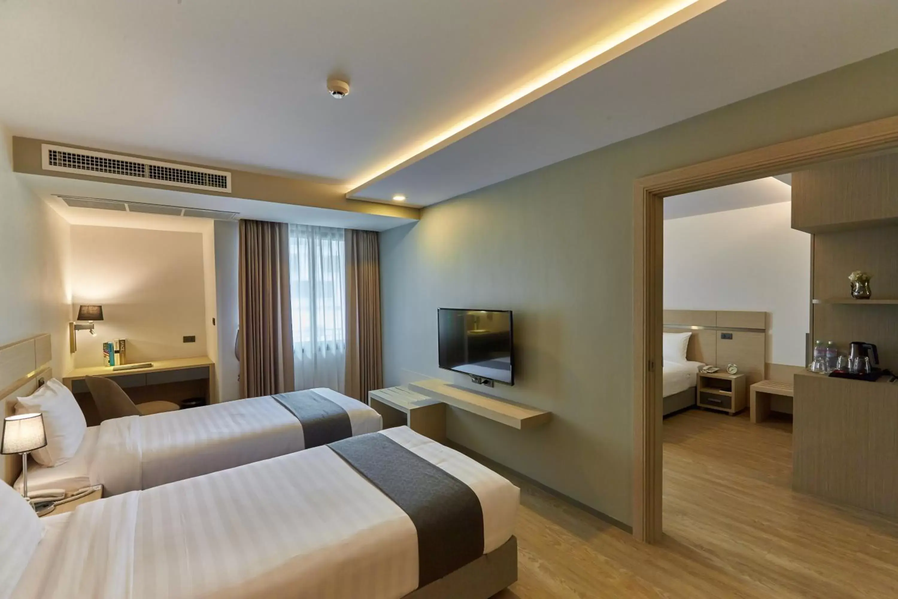 Bedroom in Samyan Serene Hotel